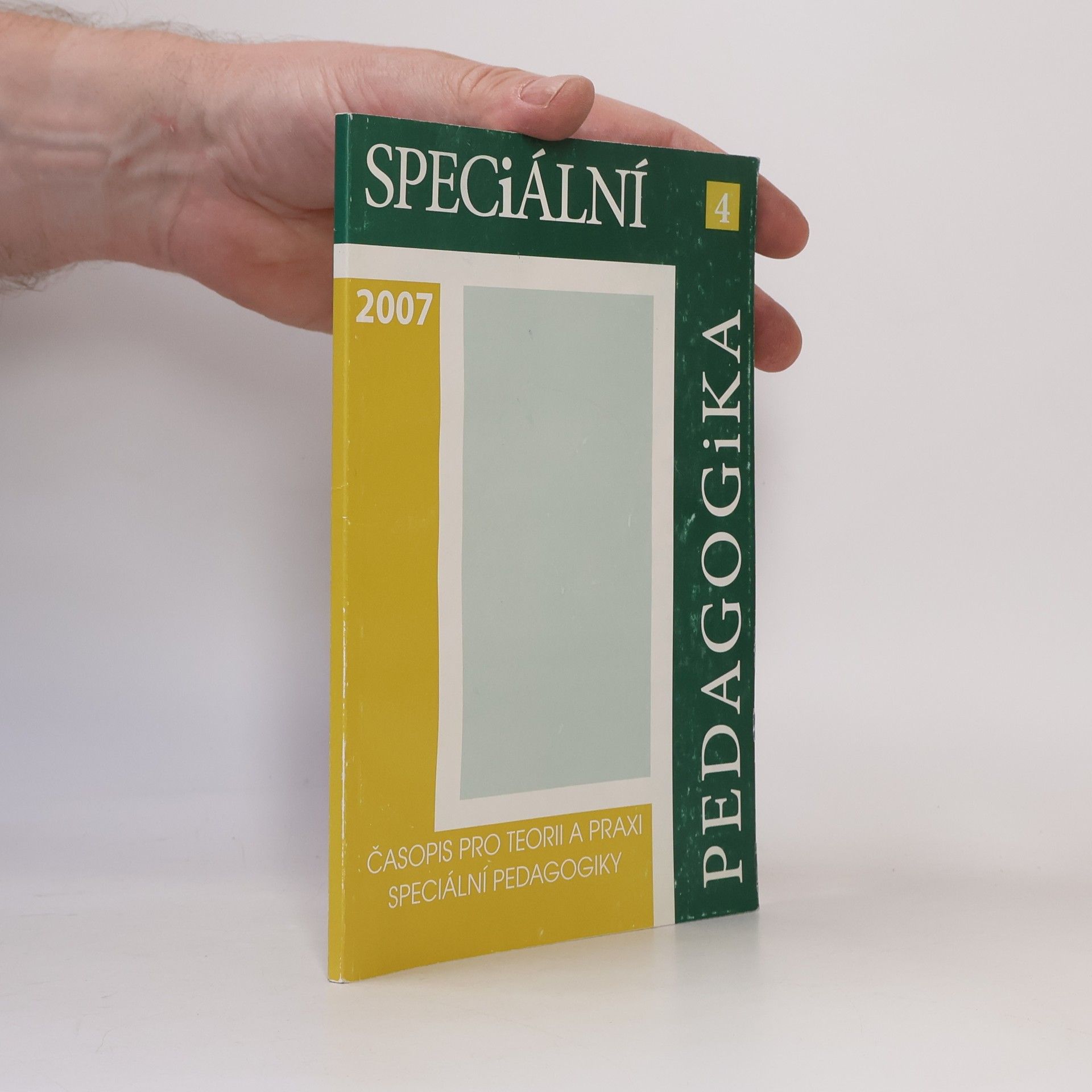 Kolektiv autorů Speciální pedagogika 4/2007