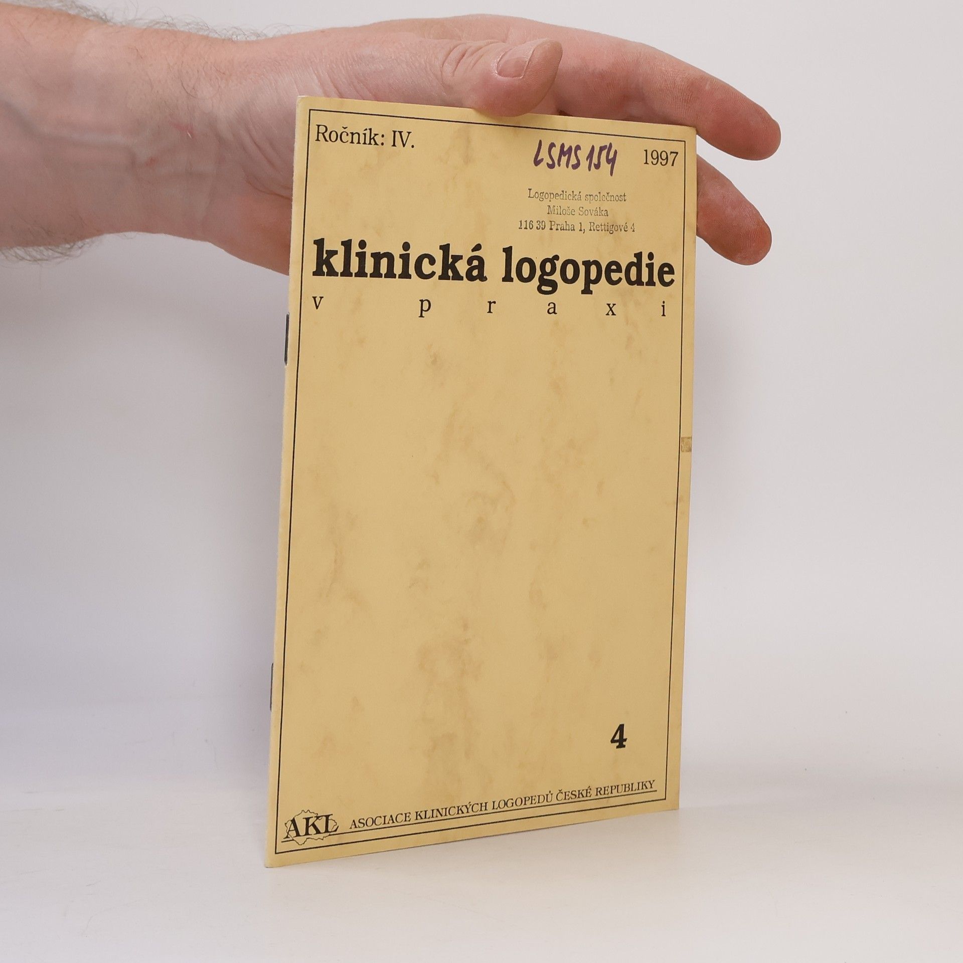 Various authors Klinická logopedie 4