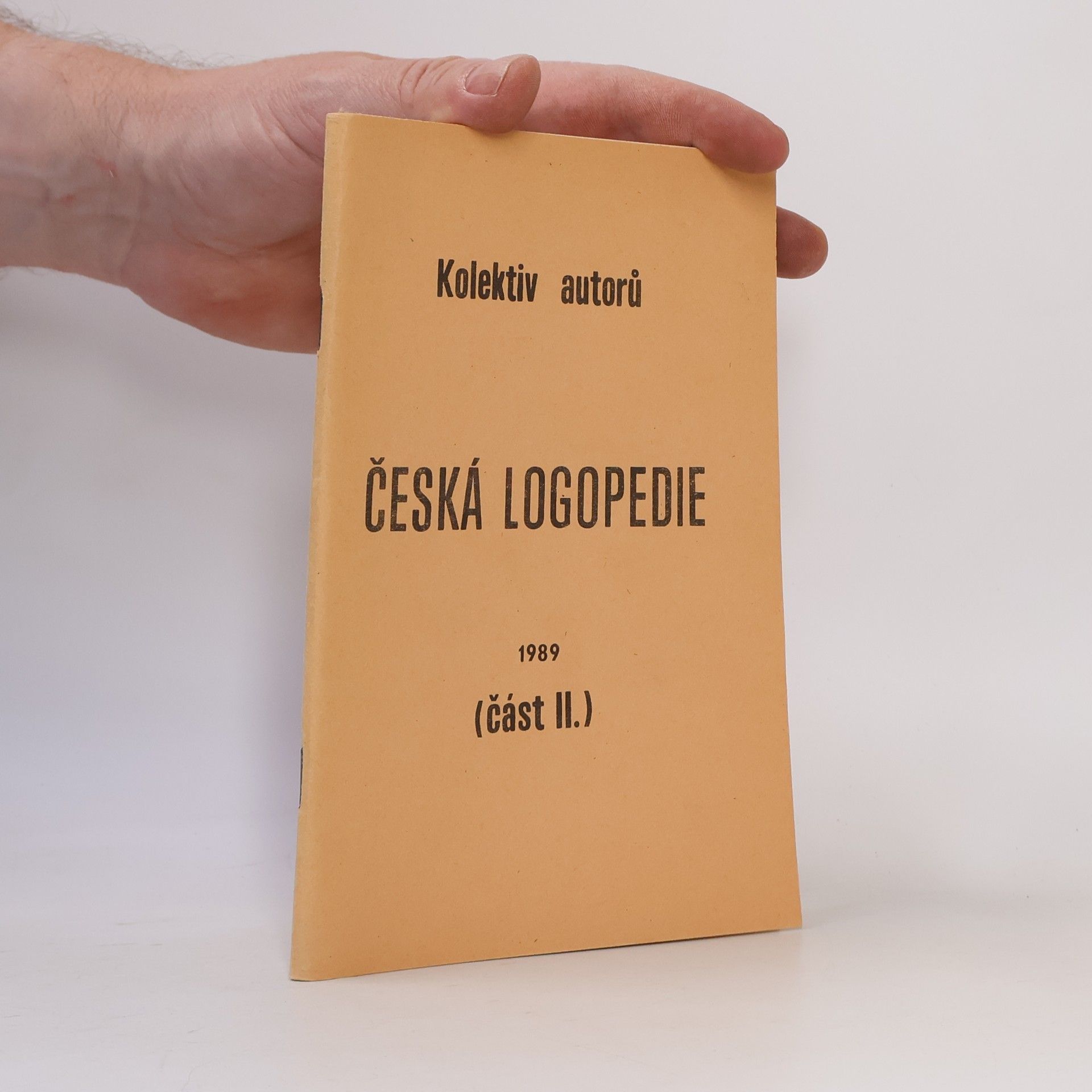 Kolektiv autorů Česká logopedie
