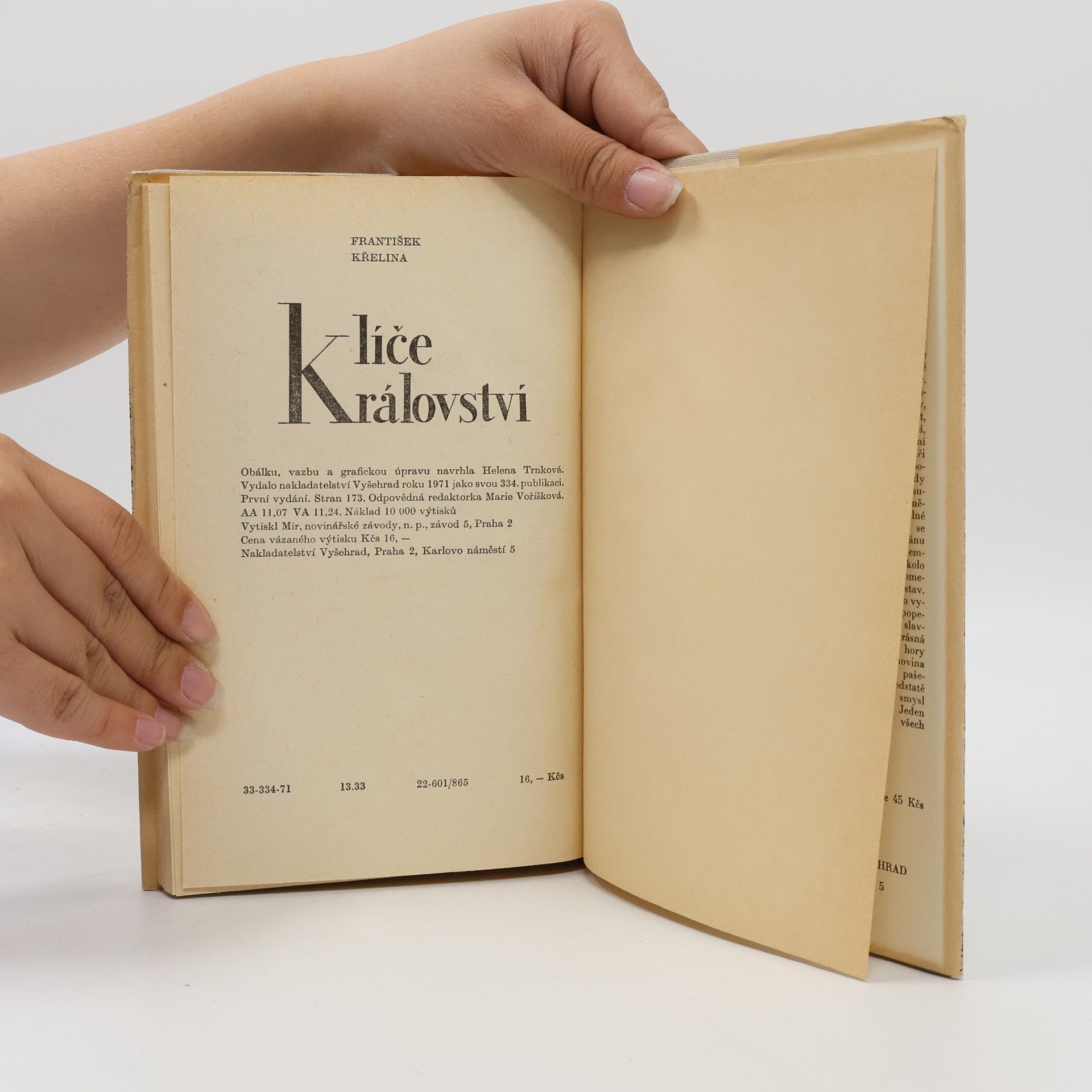 František Křelina Klíče království