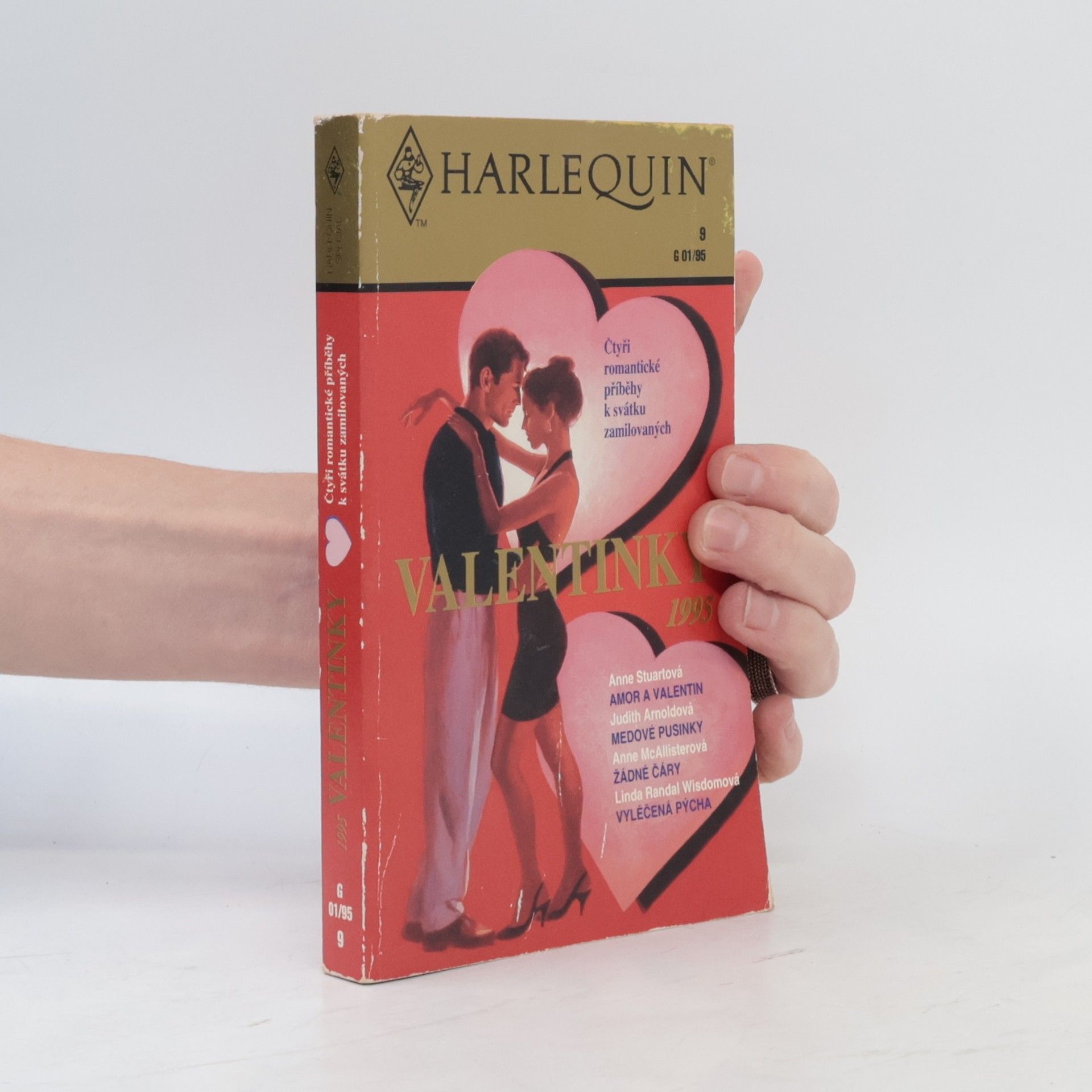 Linda Randall Wisdom Valentinky 1995: Amor a Valentin / Medové pusinky / Žádné čáry / Vyléčená pýcha