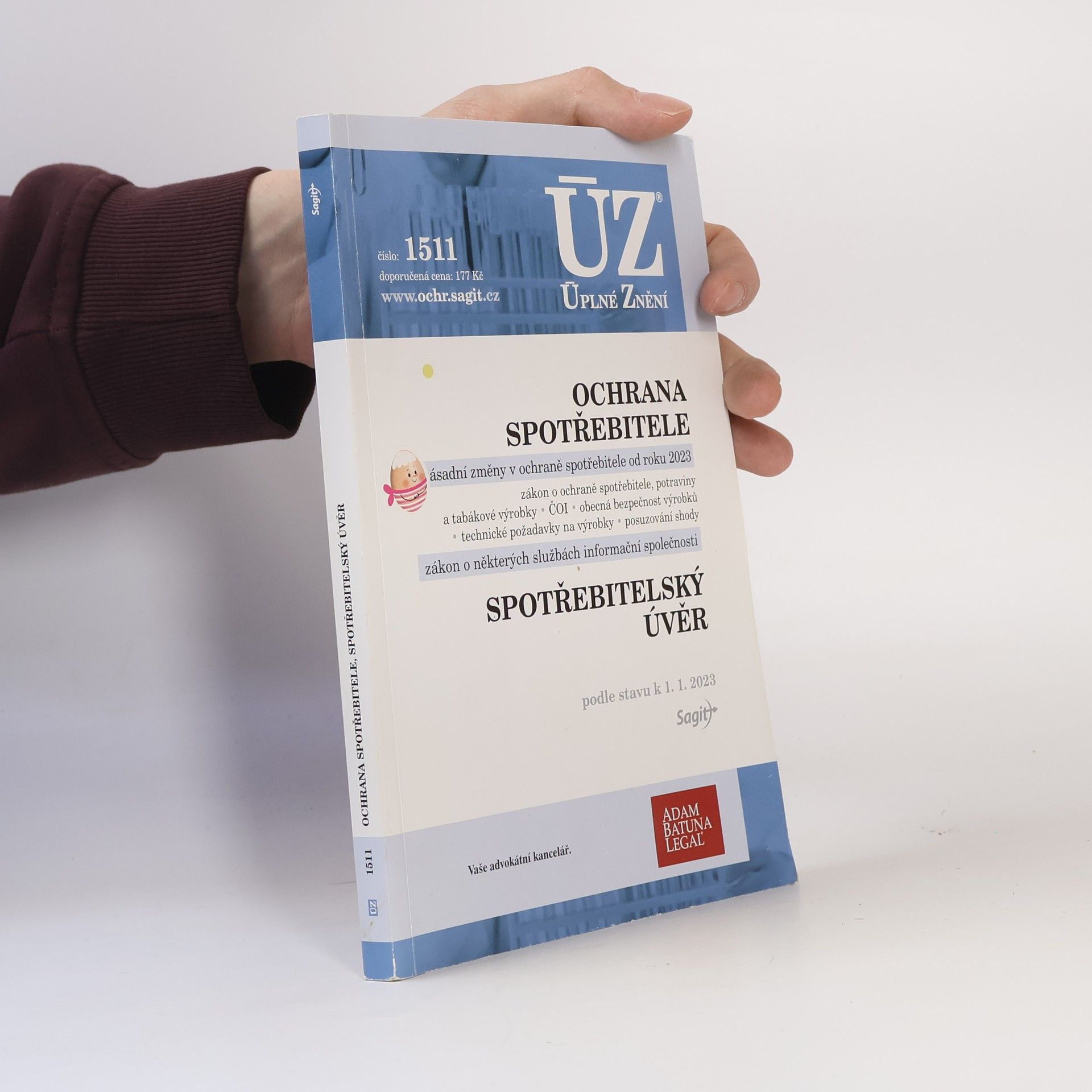 Autorenkollektiv ÚZ 1511 Ochrana spotřebitele ; Spotřebitelský úvěr : podle stavu k 1. 1. 2023