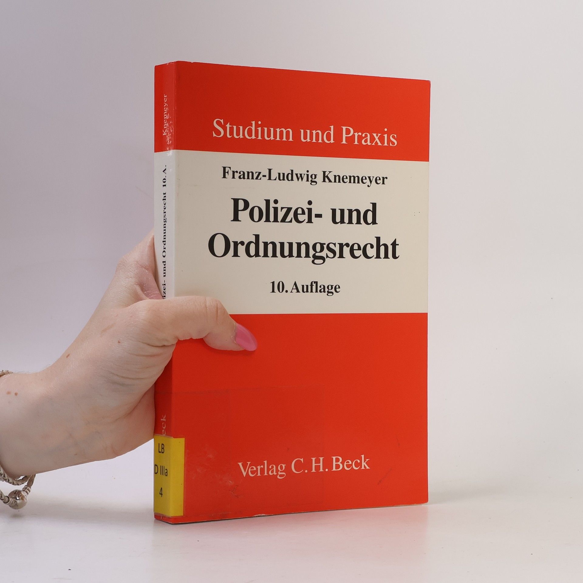 Franz-Ludwig Knemeyer Polizei- und Ordnungsrecht