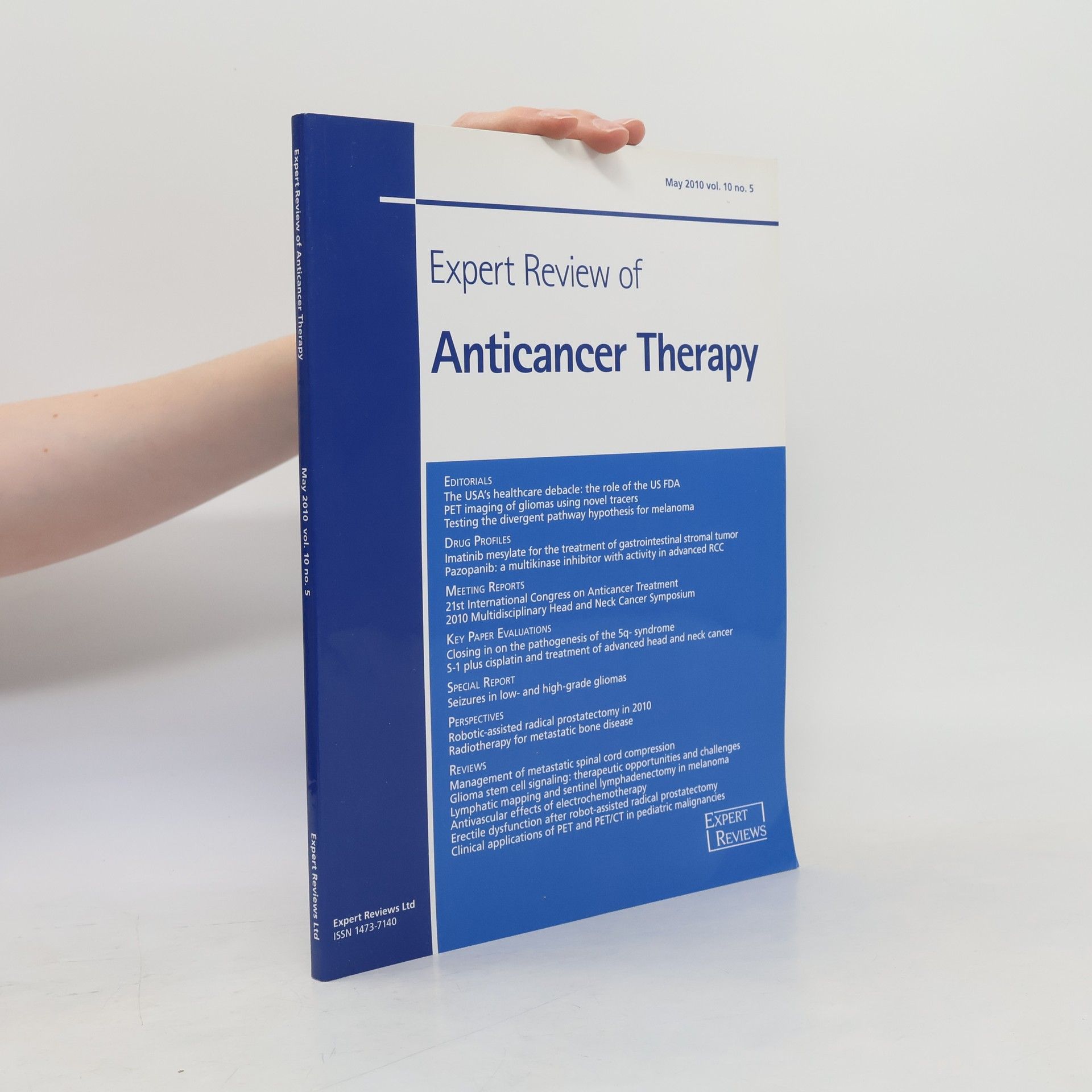 Various authors Expert Review of Anticancer Therapy 5