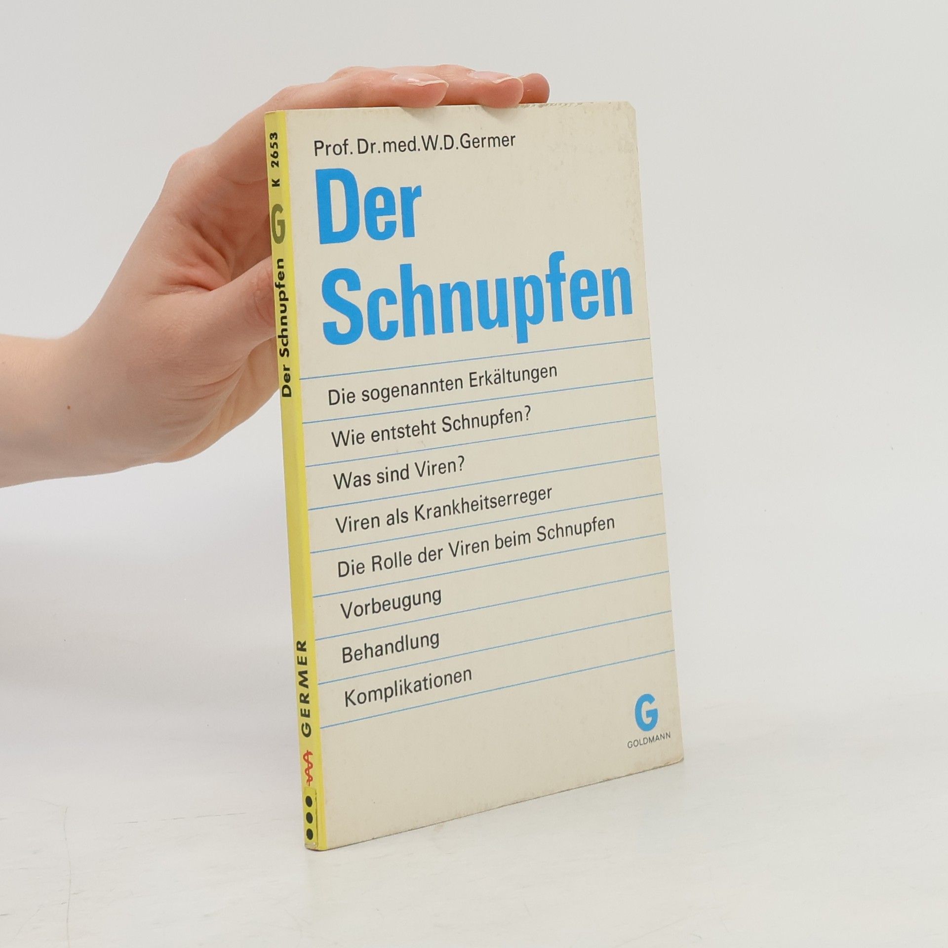 W. D. Germer Der Schnupfen