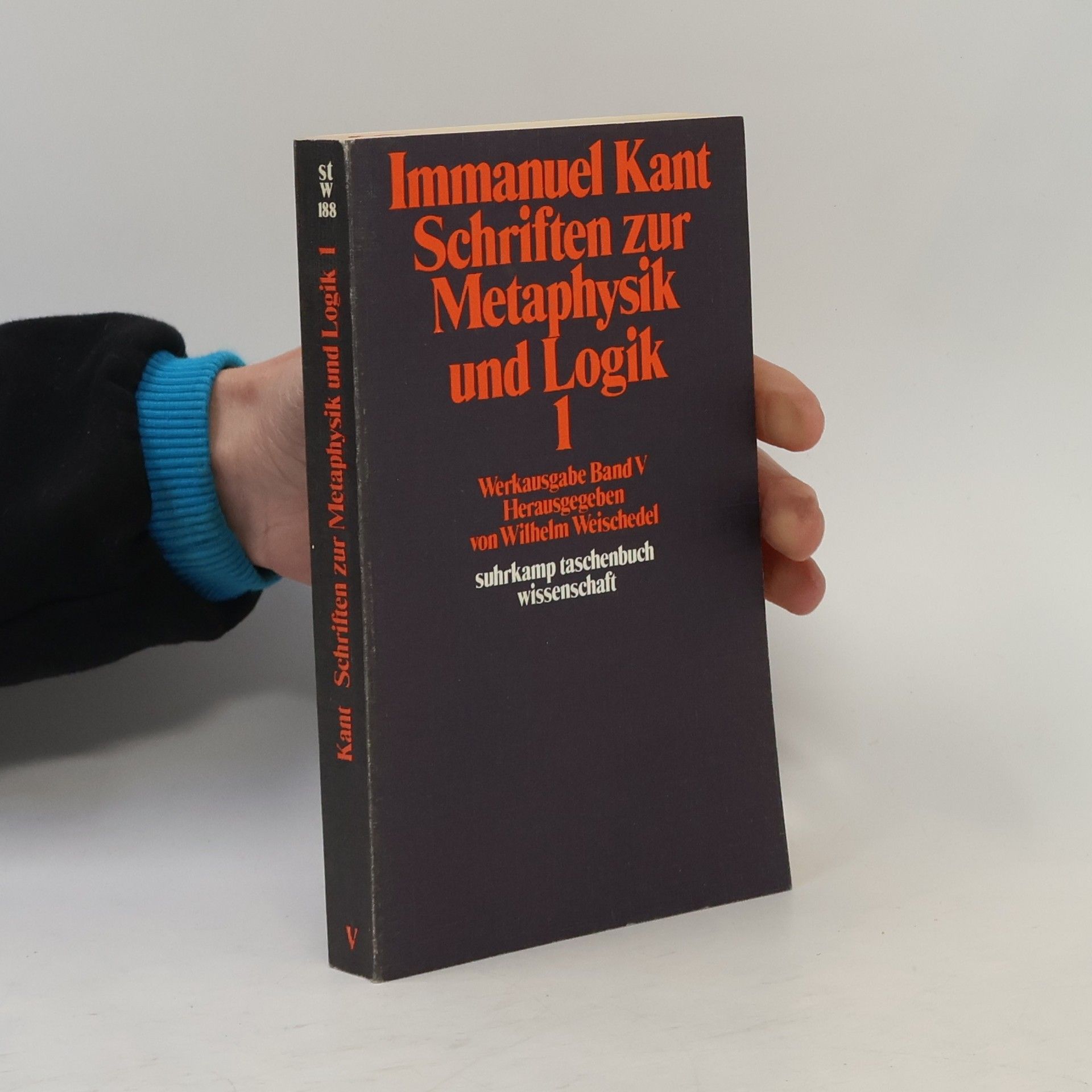 Immanuel Kant Schriften zur Metaphysik und Logik 1
