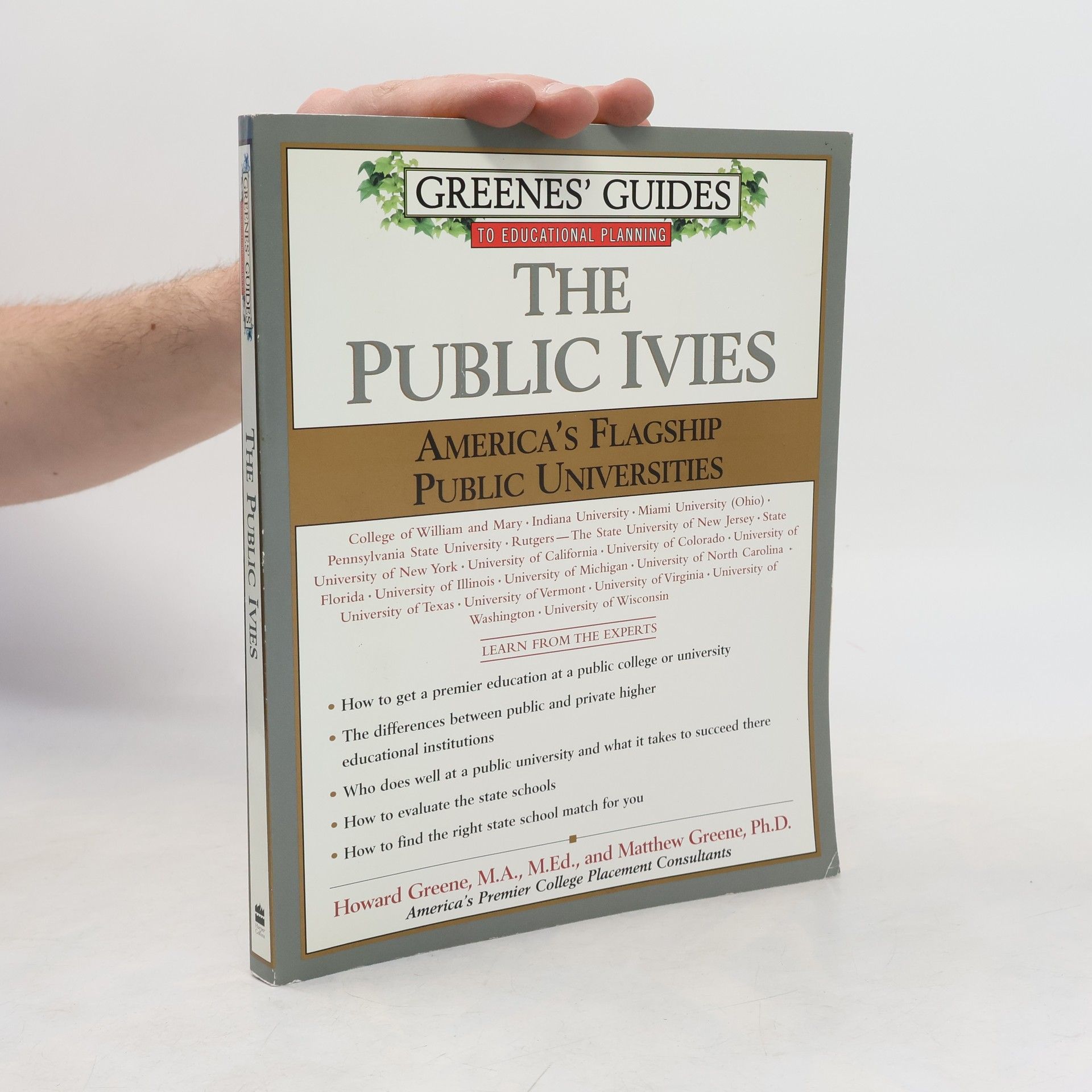 Greenes' Guides to Educational Planning: The Public Ivies