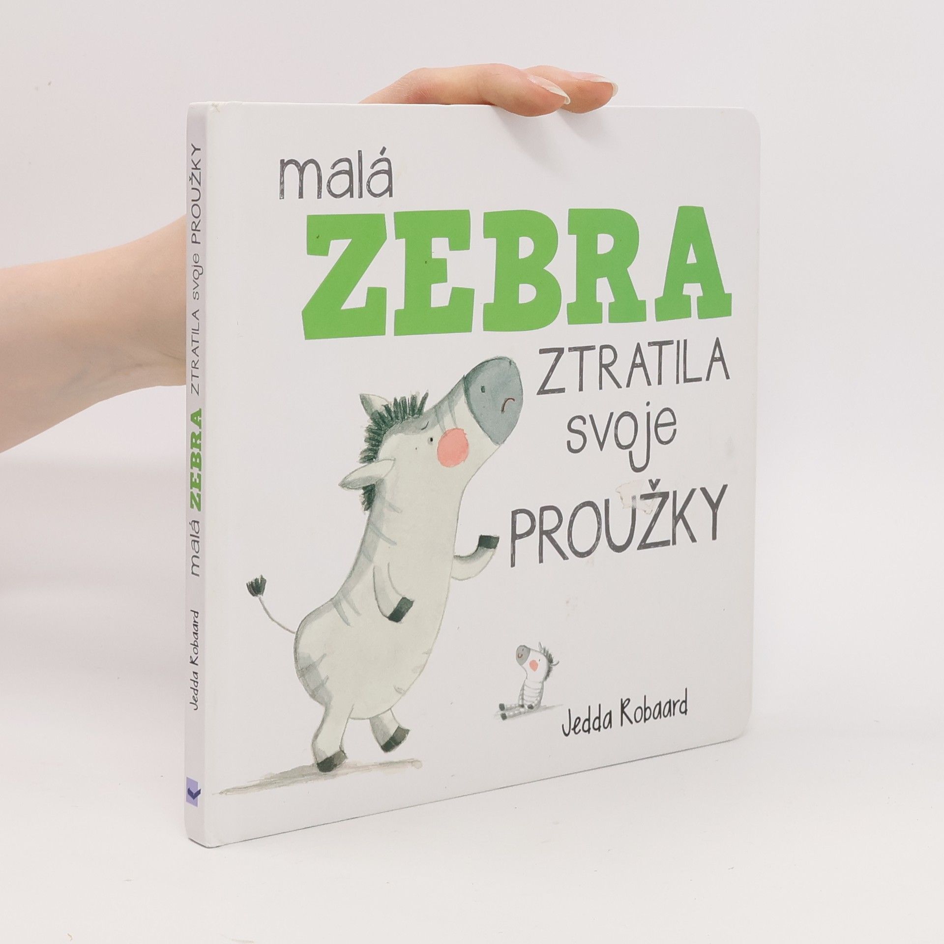 Jedda Robaard Malá zebra ztratila svoje proužky
