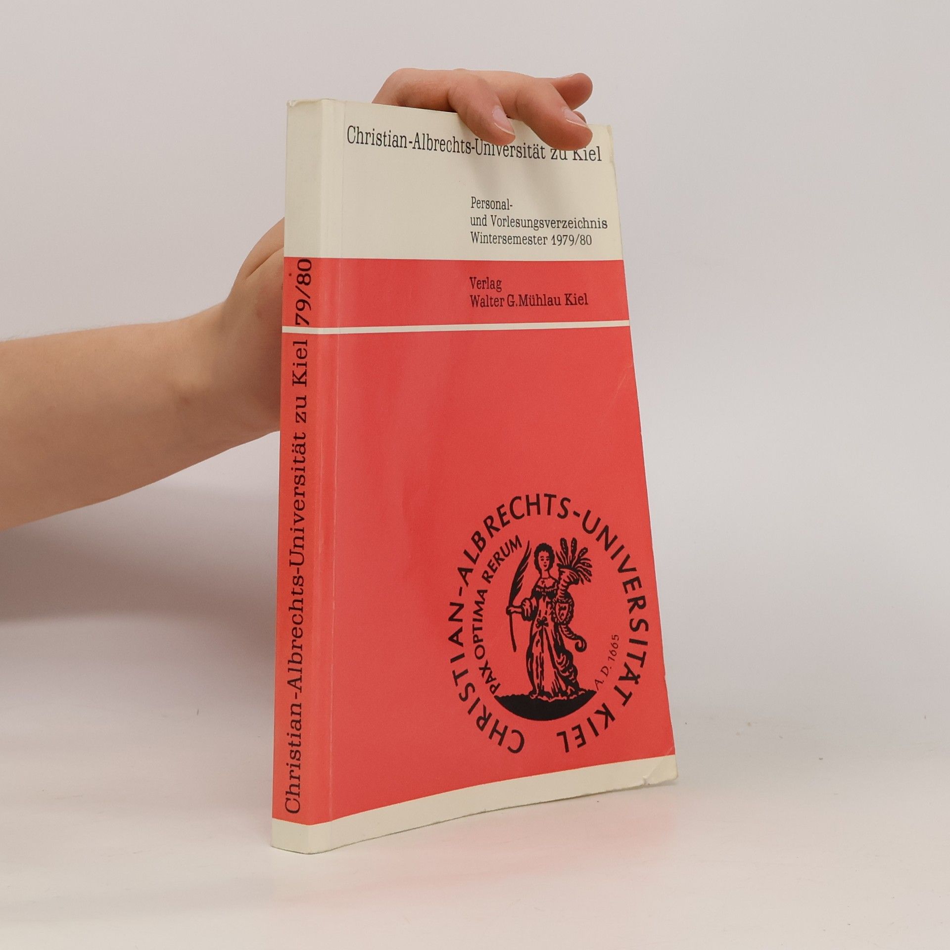 Autorenkollektiv Personal-und Vorlesungsverzeichnis Wintersemester 1979/80