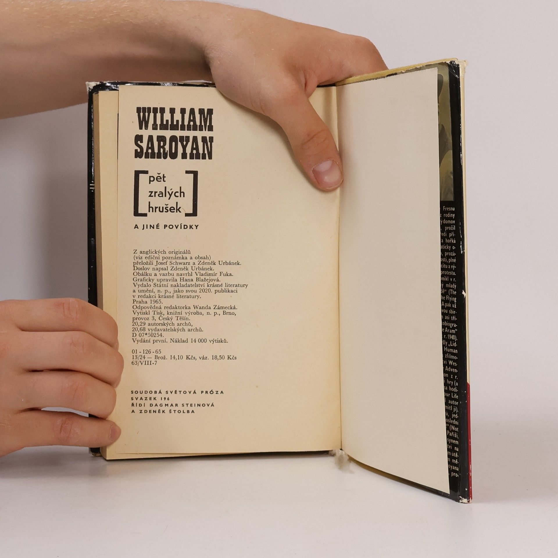 William Saroyan Pět zralých hrušek a jiné povídky