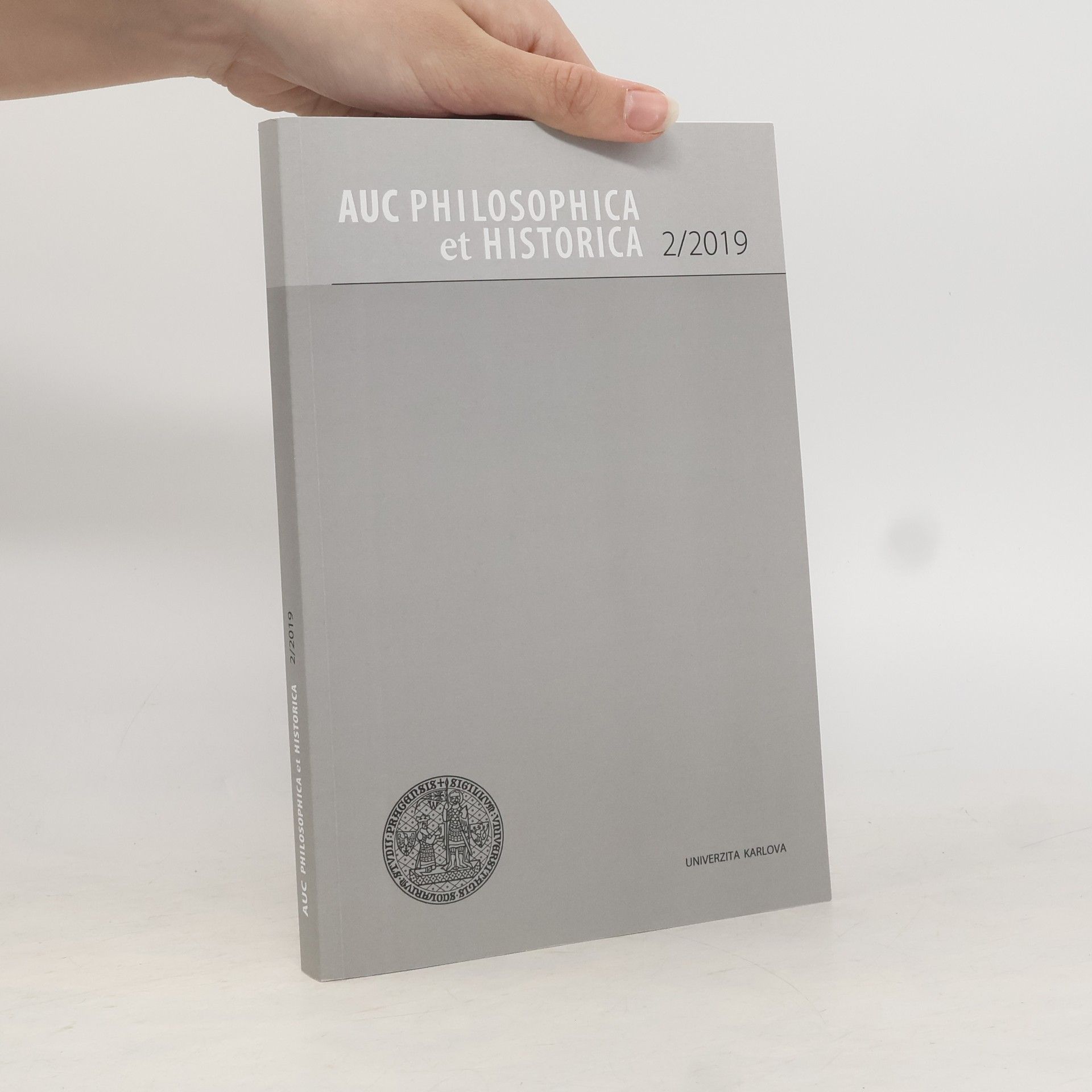 Kolektiv autorů AUC Philosophica et Historica 2/2019