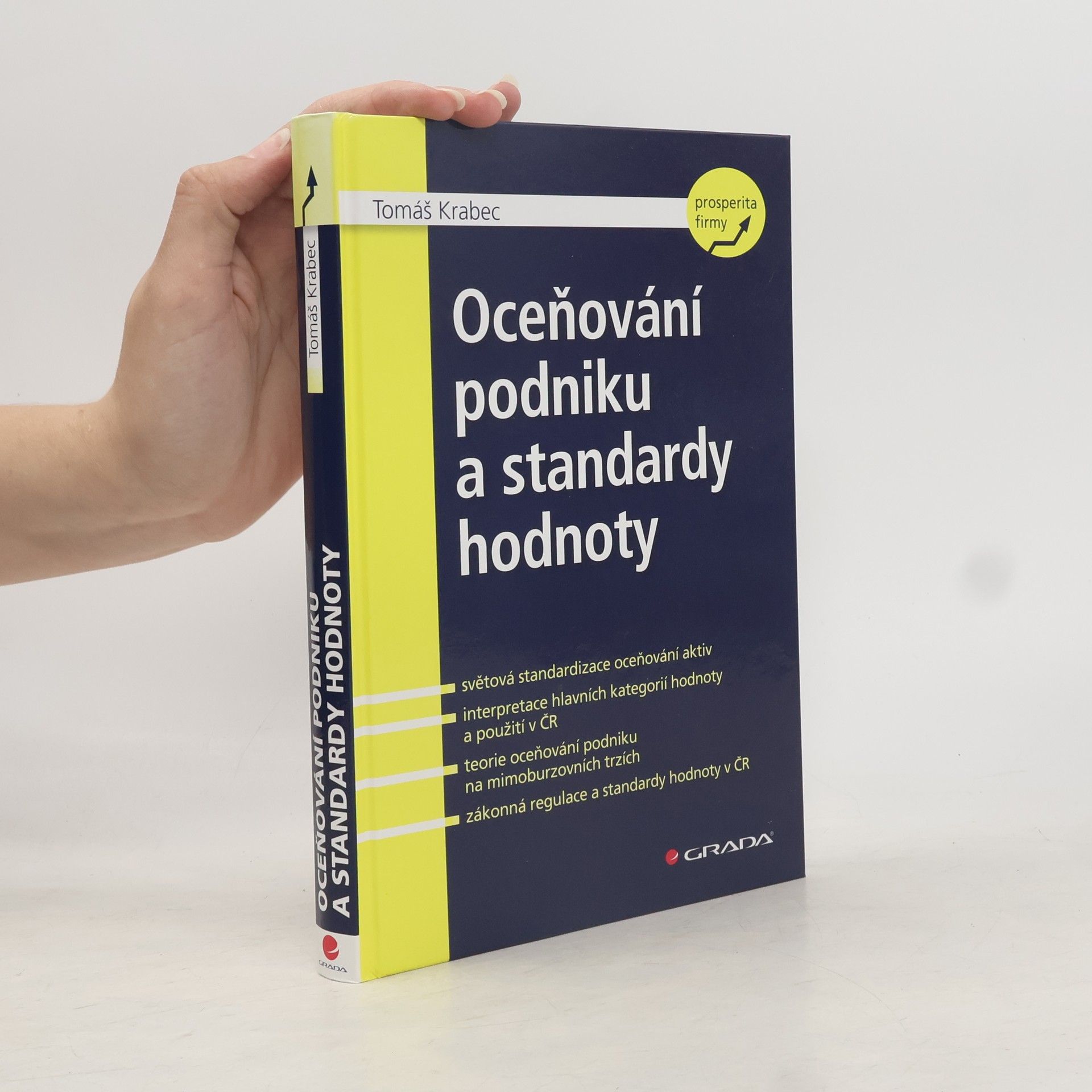 Tomáš Krabec Oceňování podniku a standardy hodnoty