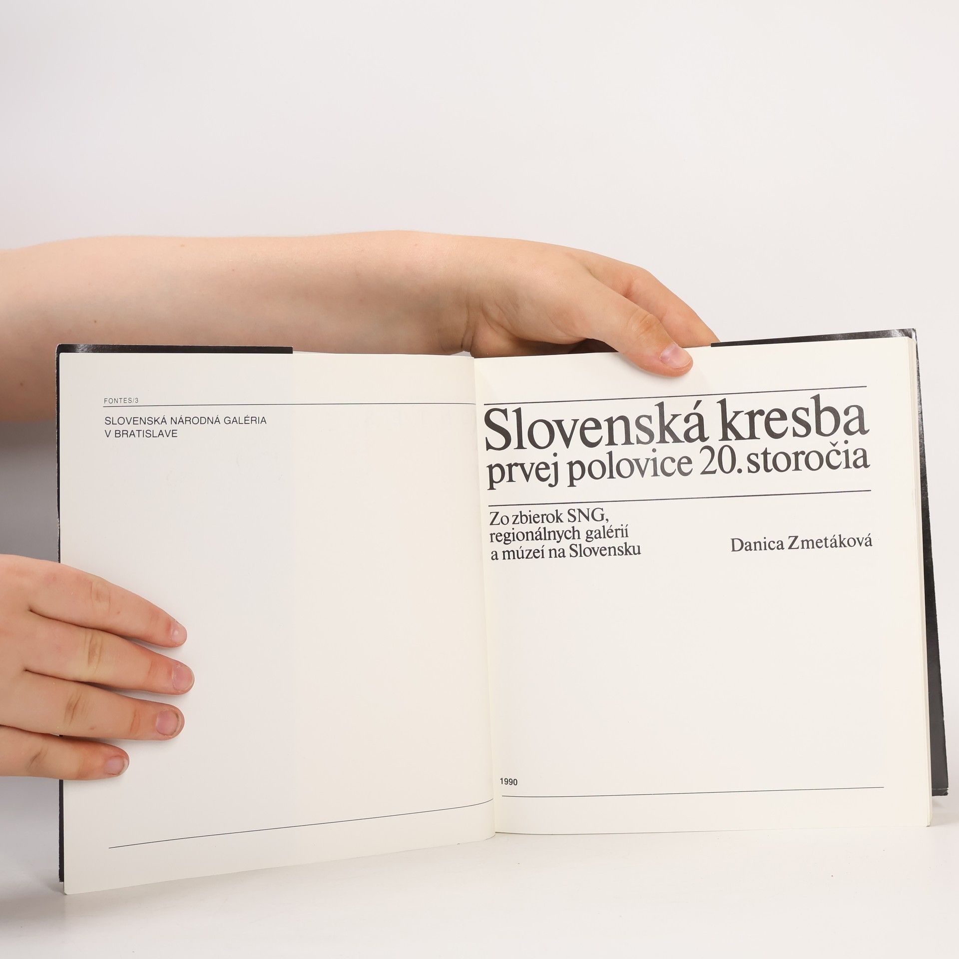 Danica Zmetáková Fontes - 3: Slovenská kresba prvej polovice 20. storočia