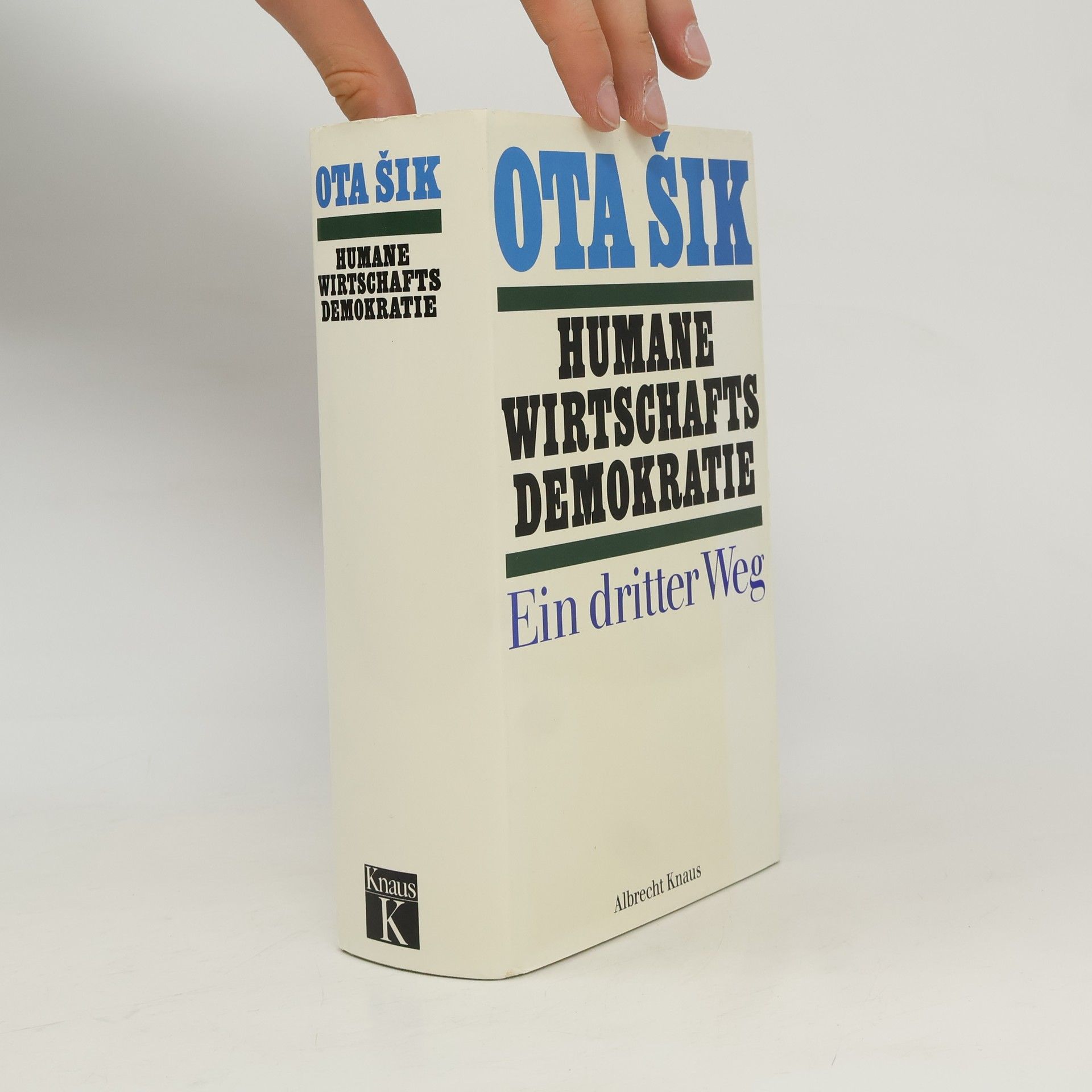 Ota Šik Humane Wirtschaftsdemokratie