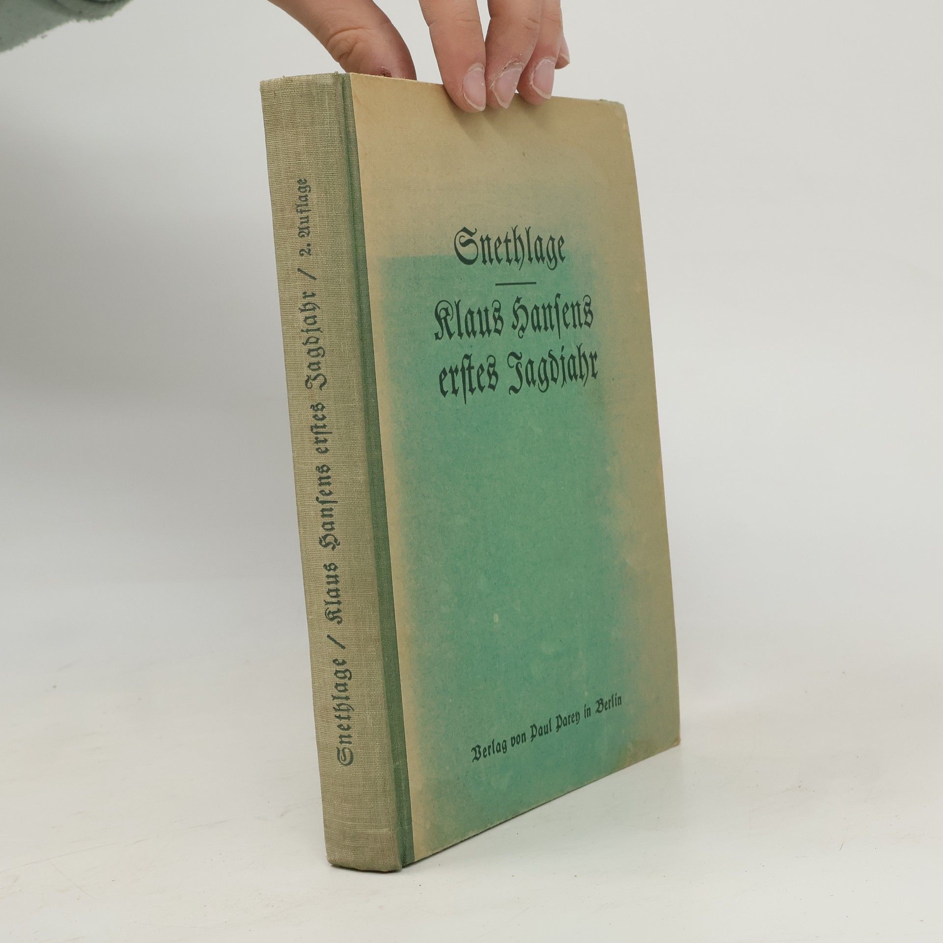 Karl Helmuth Snethlage Klaus hansens erstes Jagdjahr