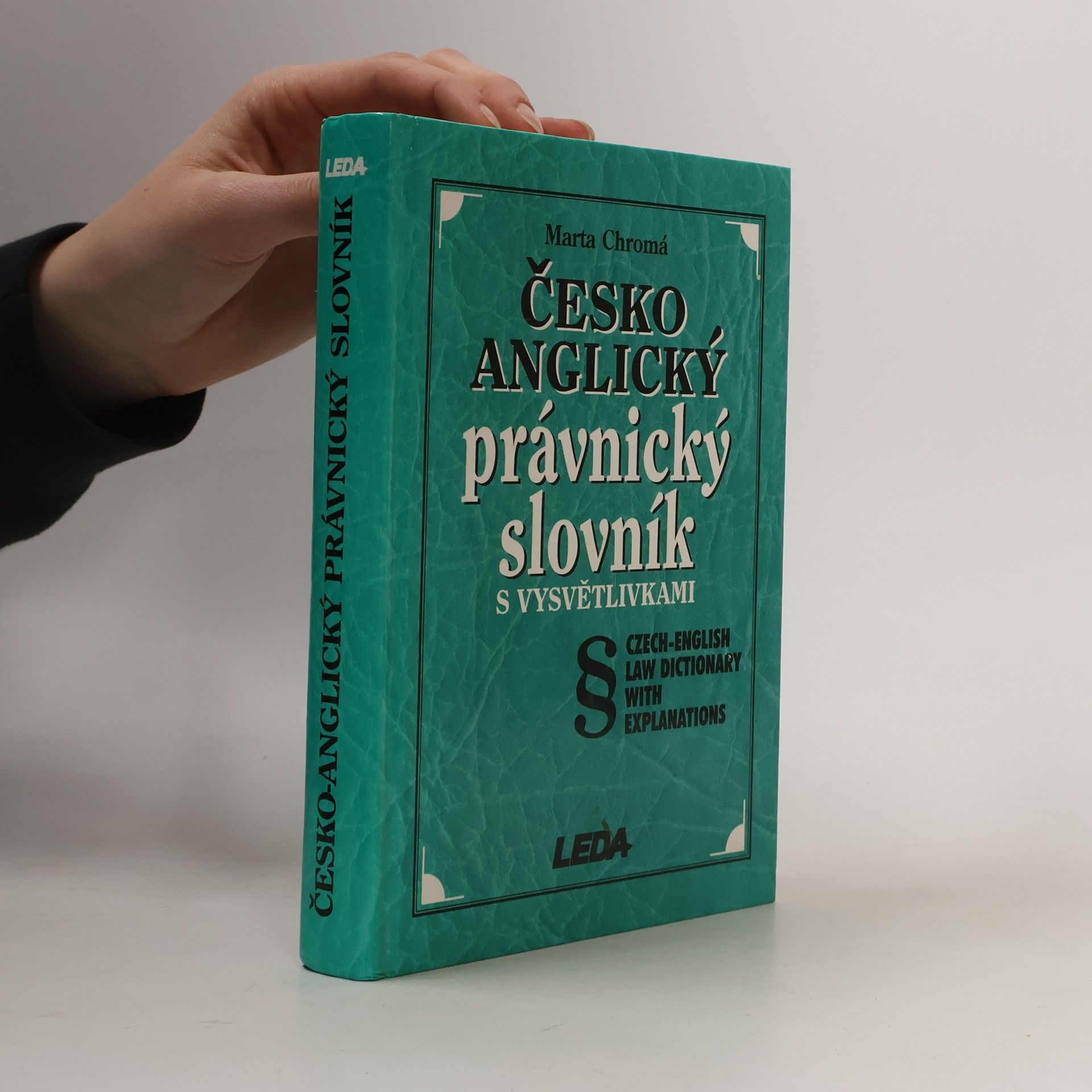Marta Chromá Česko anglický právnický slovník