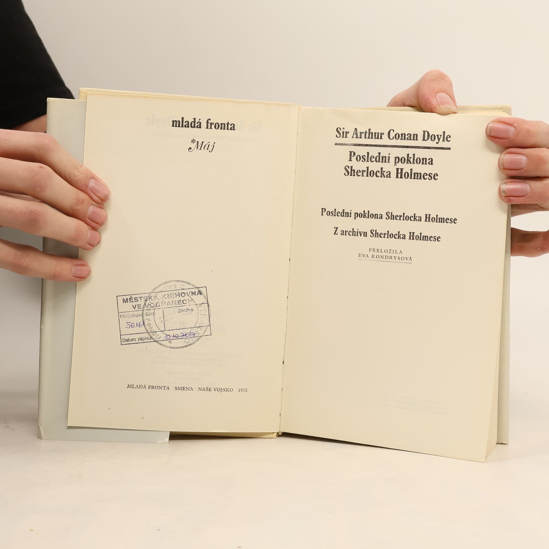 Arthur Conan Doyle Poslední poklona Sherlocka Holmese