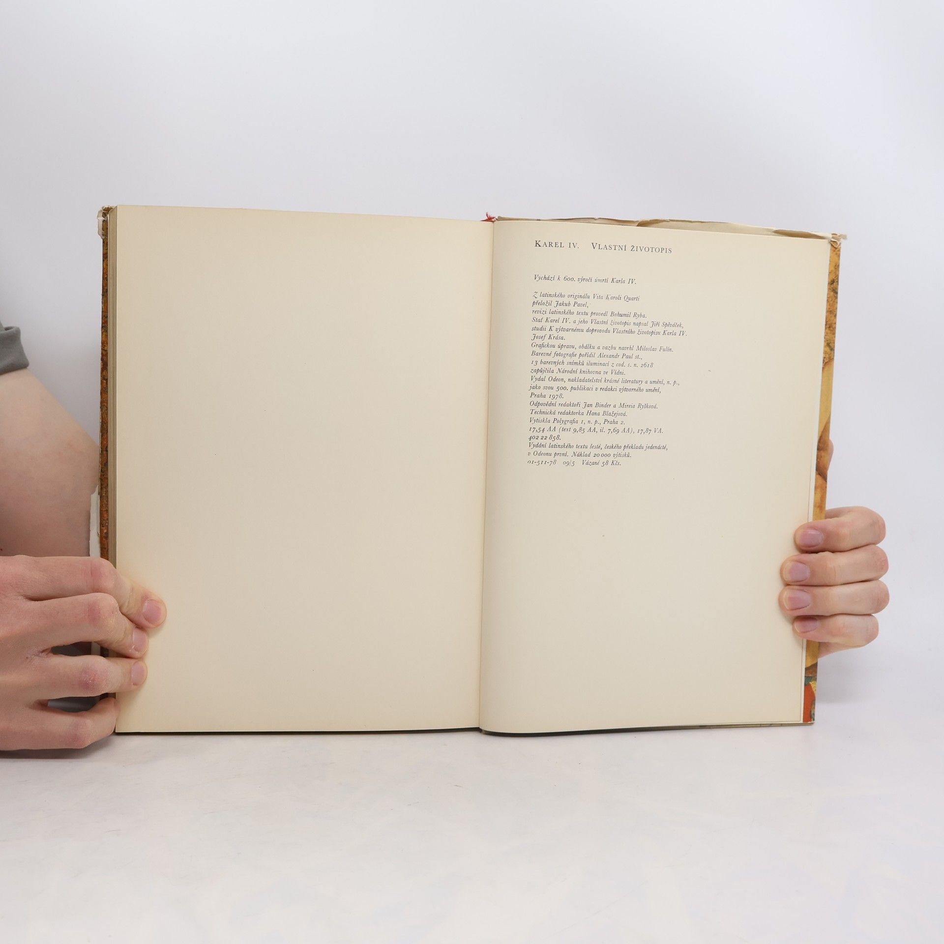 Autorenkollektiv Karel IV. Vlastní životopis