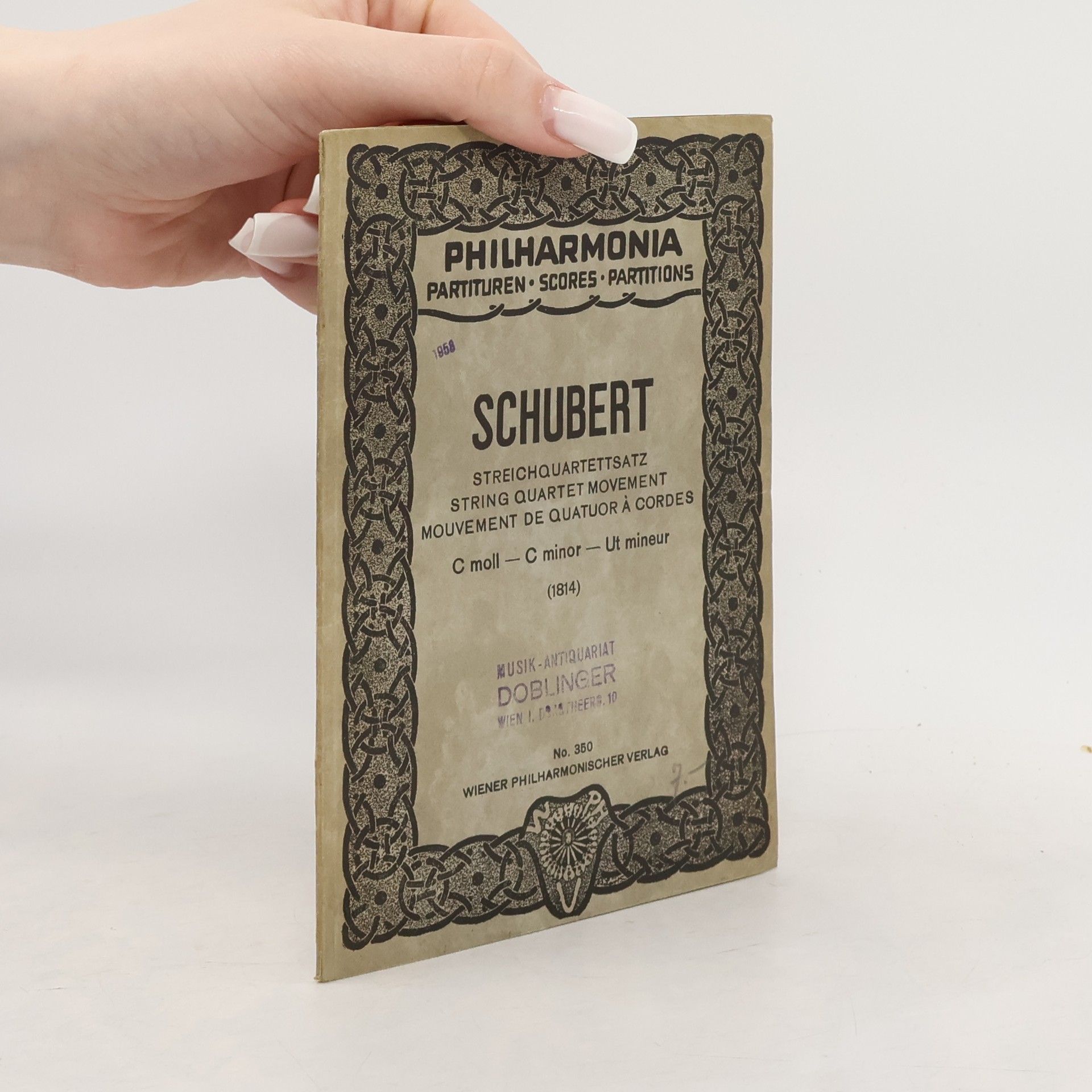Alfred Orel Franz Schubert. Streichquartettsatz