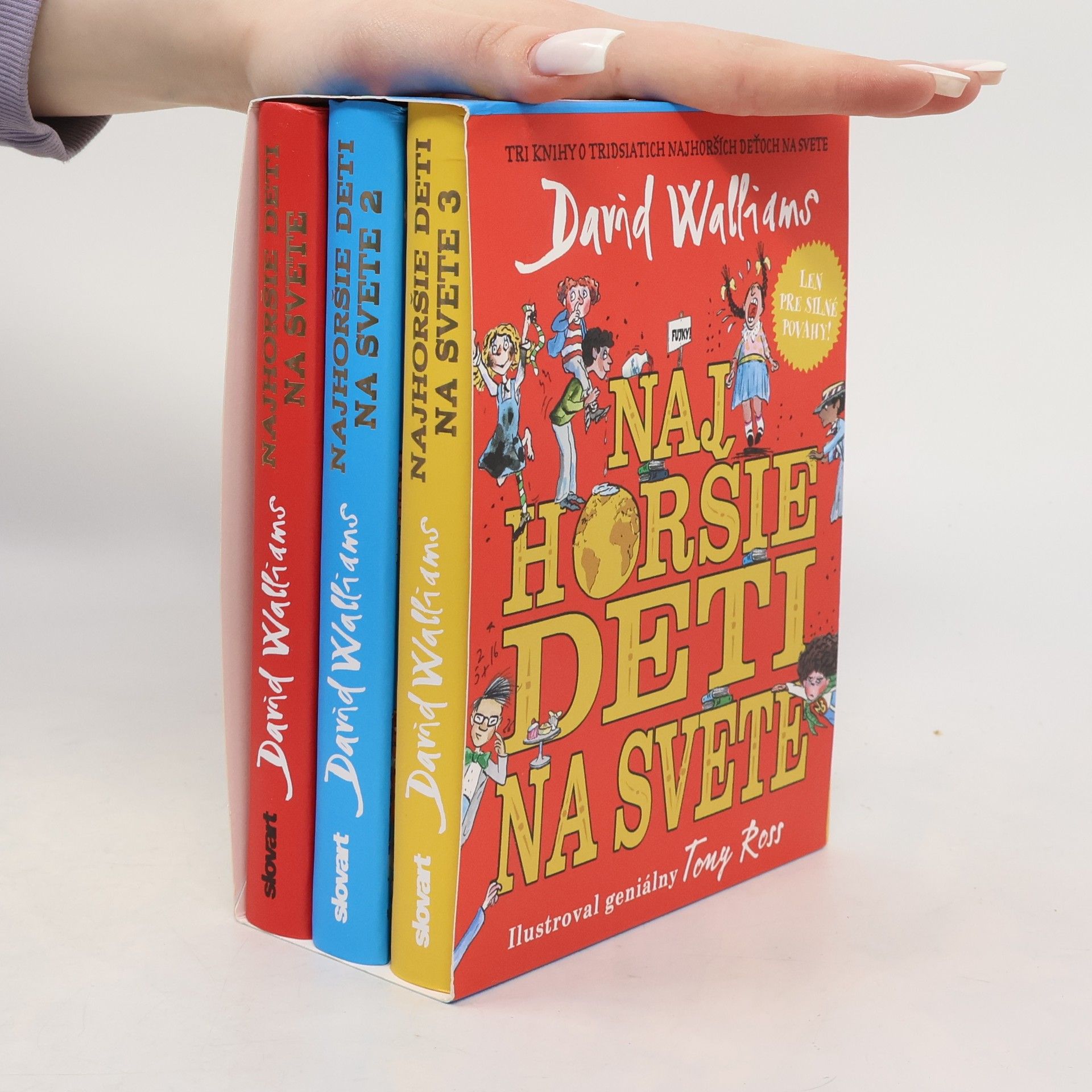 David Walliams Najhoršie deti na svete 1-3 (3 zväzky)