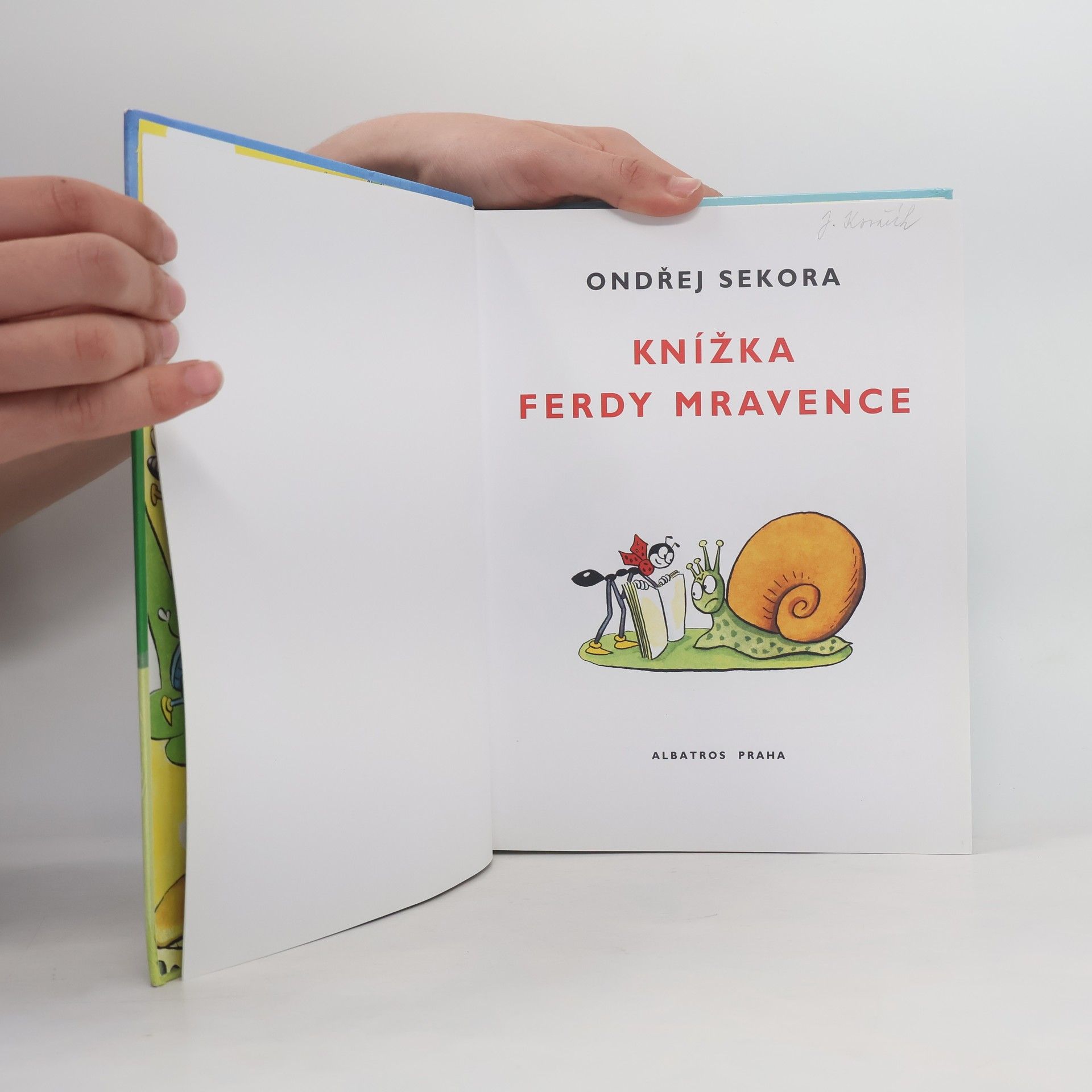 Ondřej Sekora Knížka Ferdy Mravence