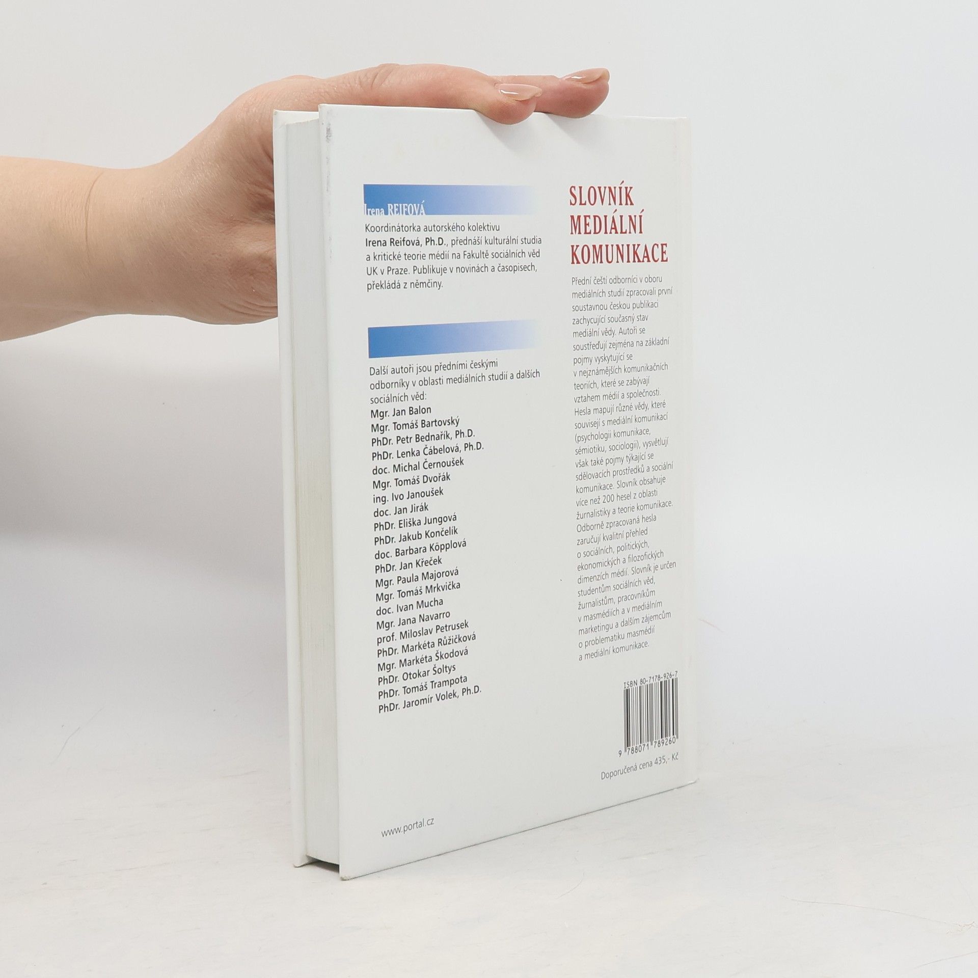 Irena Reifová Slovník mediální komunikace
