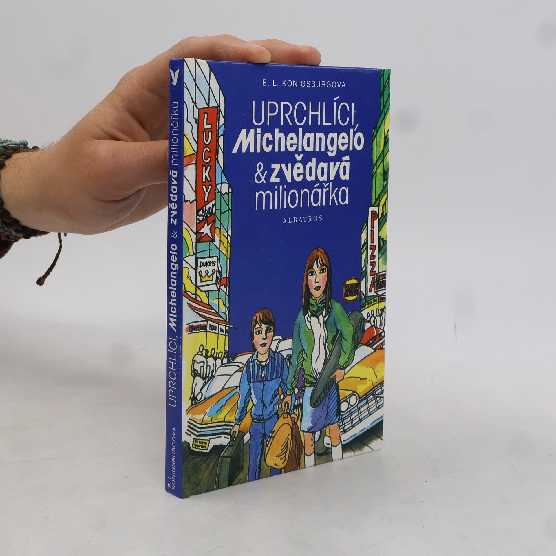 E. L. Konigsburg Uprchlíci, Michelangelo a zvědavá milionářka