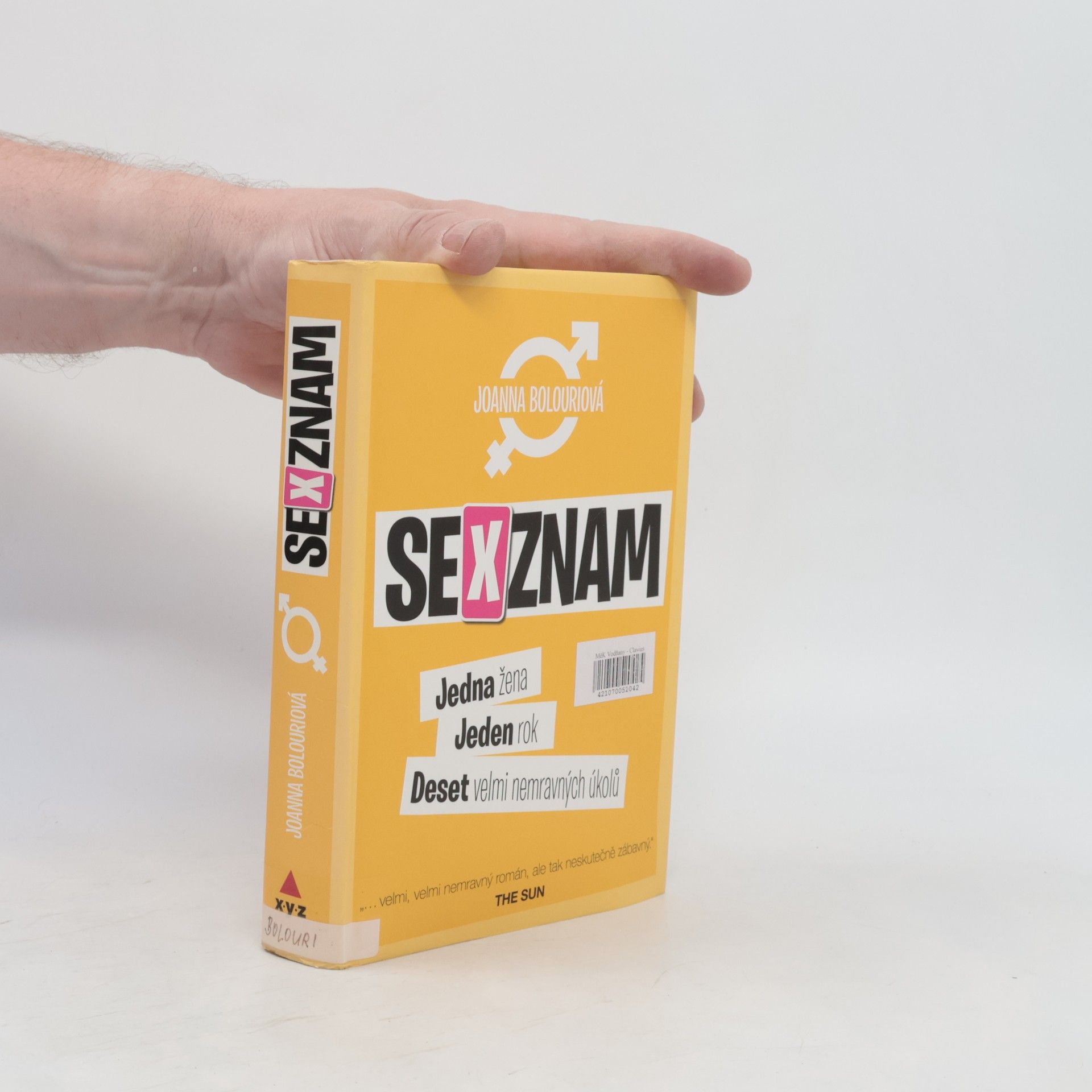 Joanna Bolouri Sexznam: Jedna žena, jeden rok, deset velmi nemravných úkolů