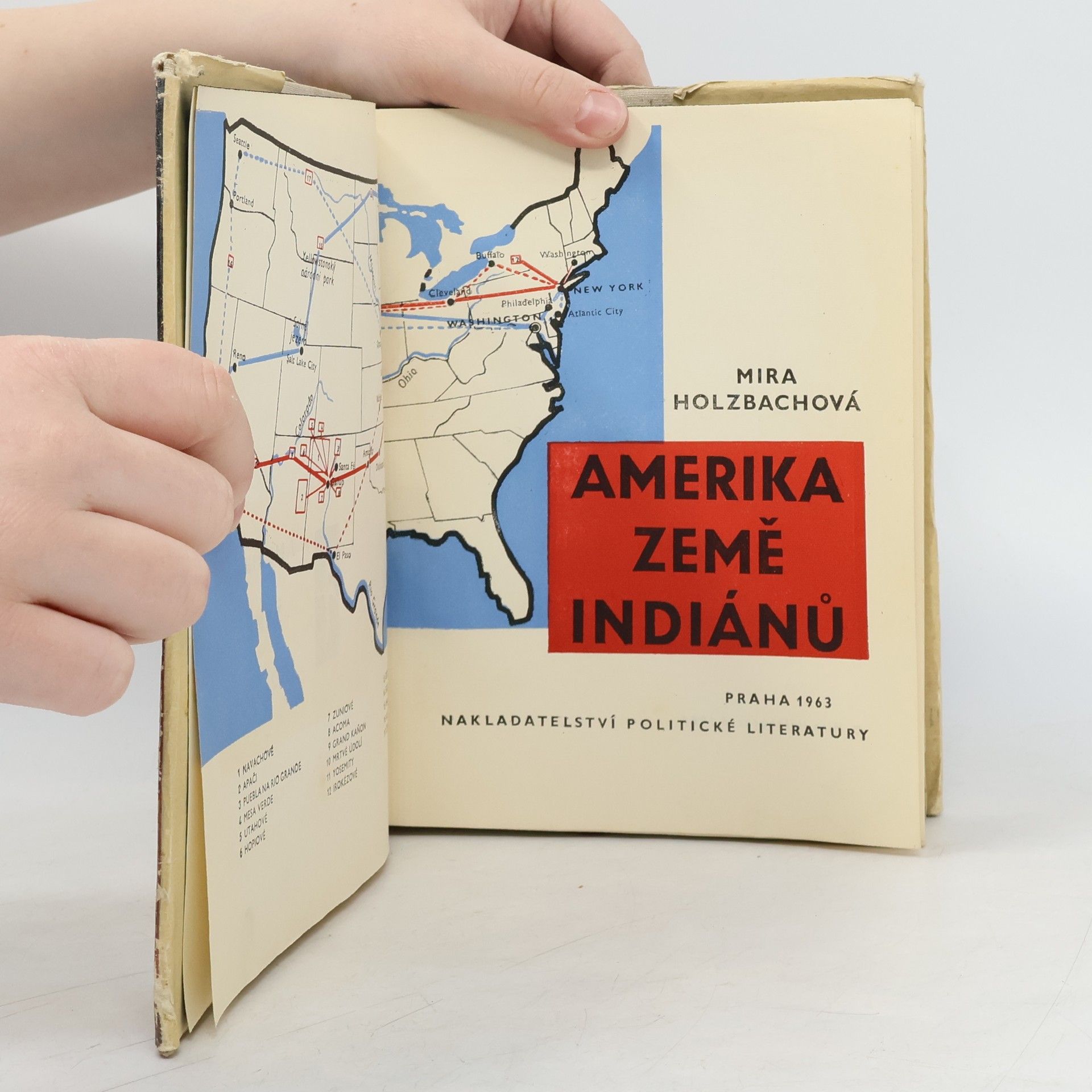 Mira Holzbachová Amerika, země Indiánů
