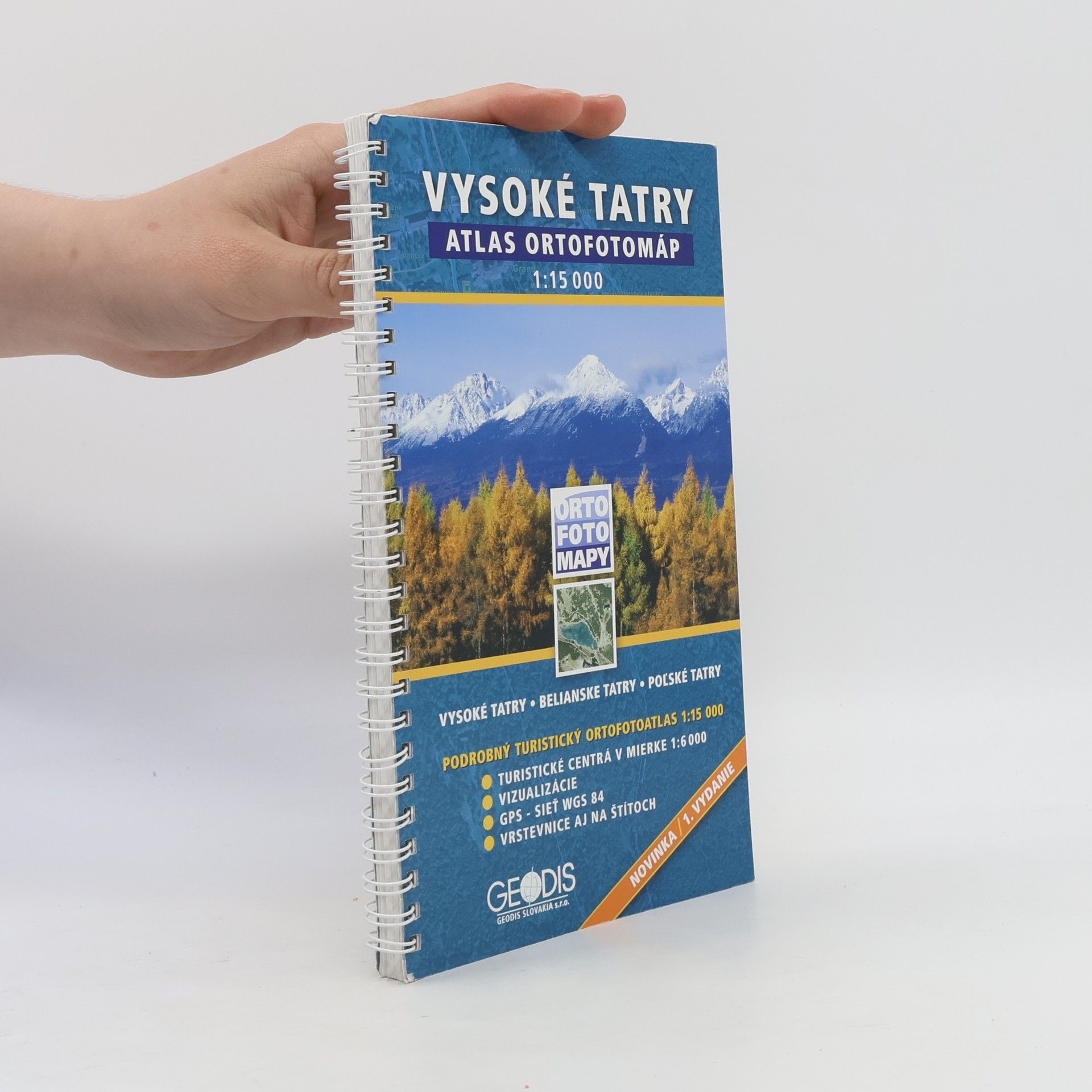 Collectif d'auteurs Vysoké Tatry : atlas ortofotomáp 1:15 000