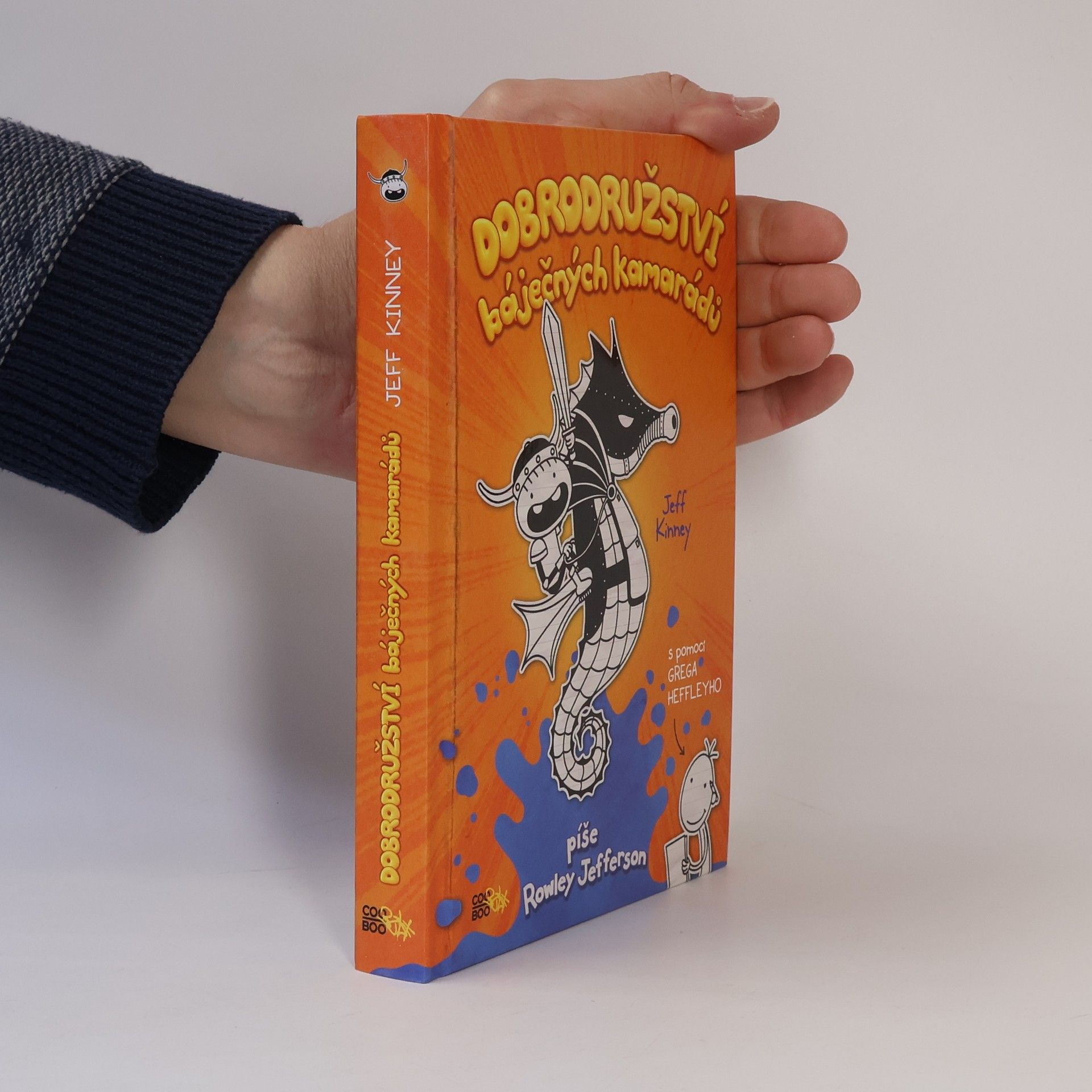 Jeff Kinney Dobrodružství báječných kamarádů. Píše Rowley Jefferson