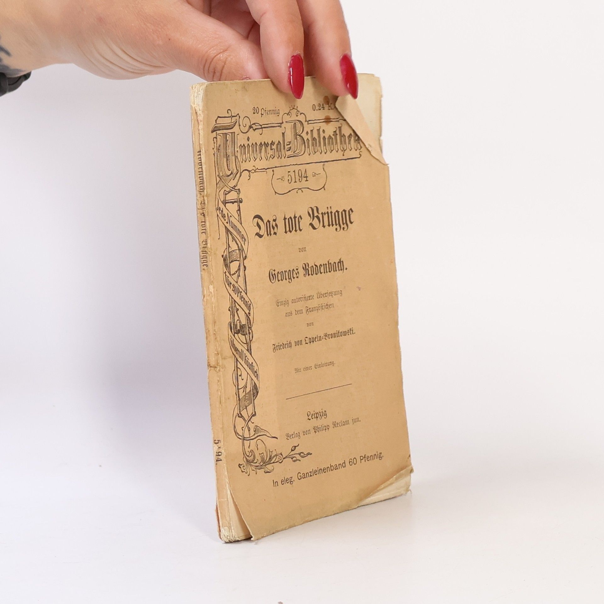 Georges Rodenbach Das tote Brügge