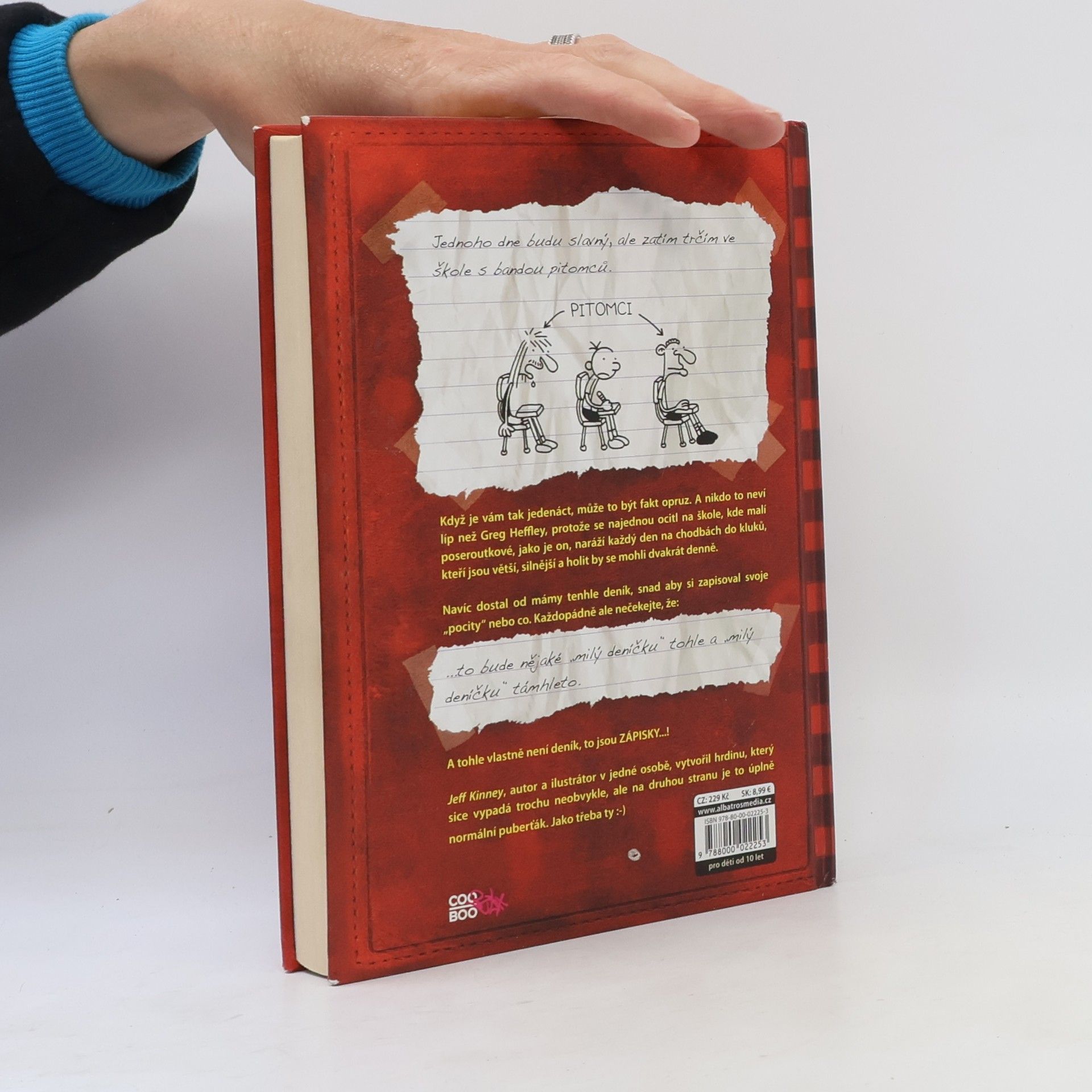 Jeff Kinney Deník malého poseroutky 1