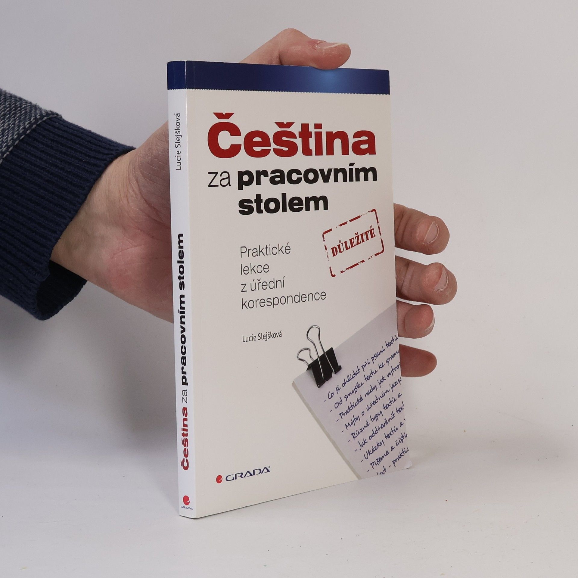 Čeština za pracovním stolem : praktické lekce z úřední korespondence