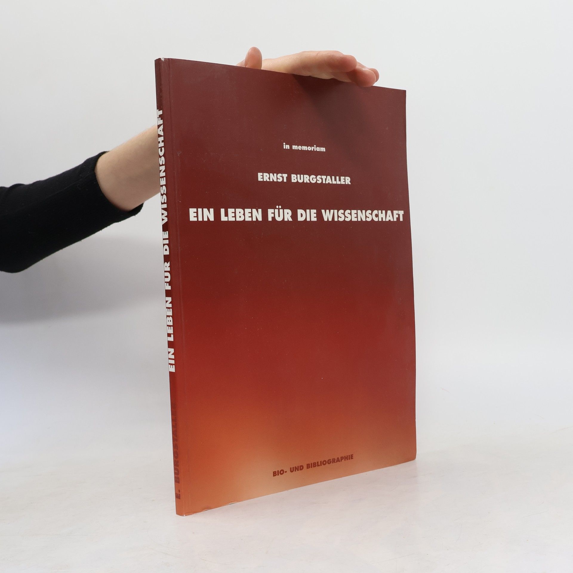 Autores varios In memoriam Ernst Burgstaller
