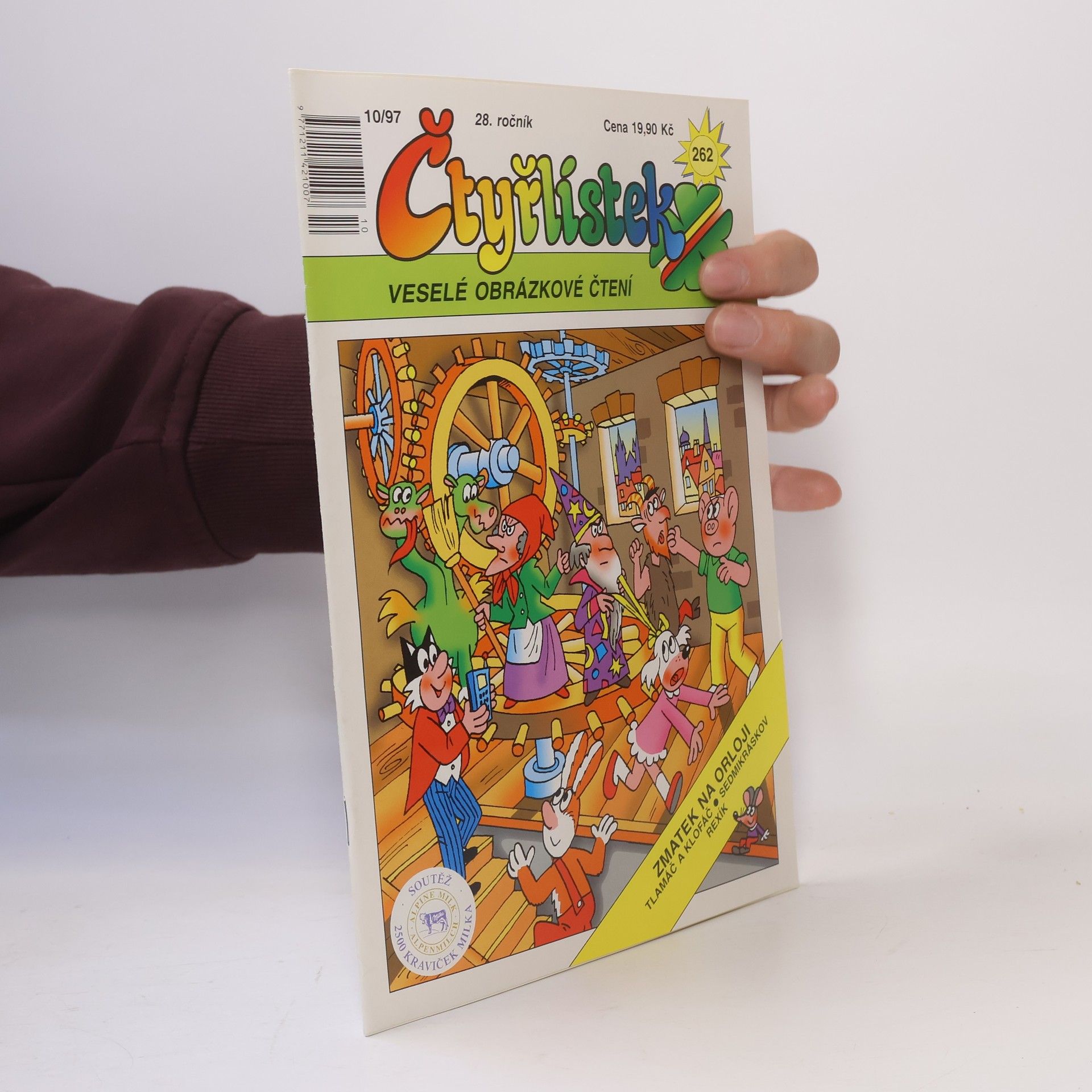 Autorenkollektiv Čtyřlístek 262. 10/1997. Zmatek na orloji
