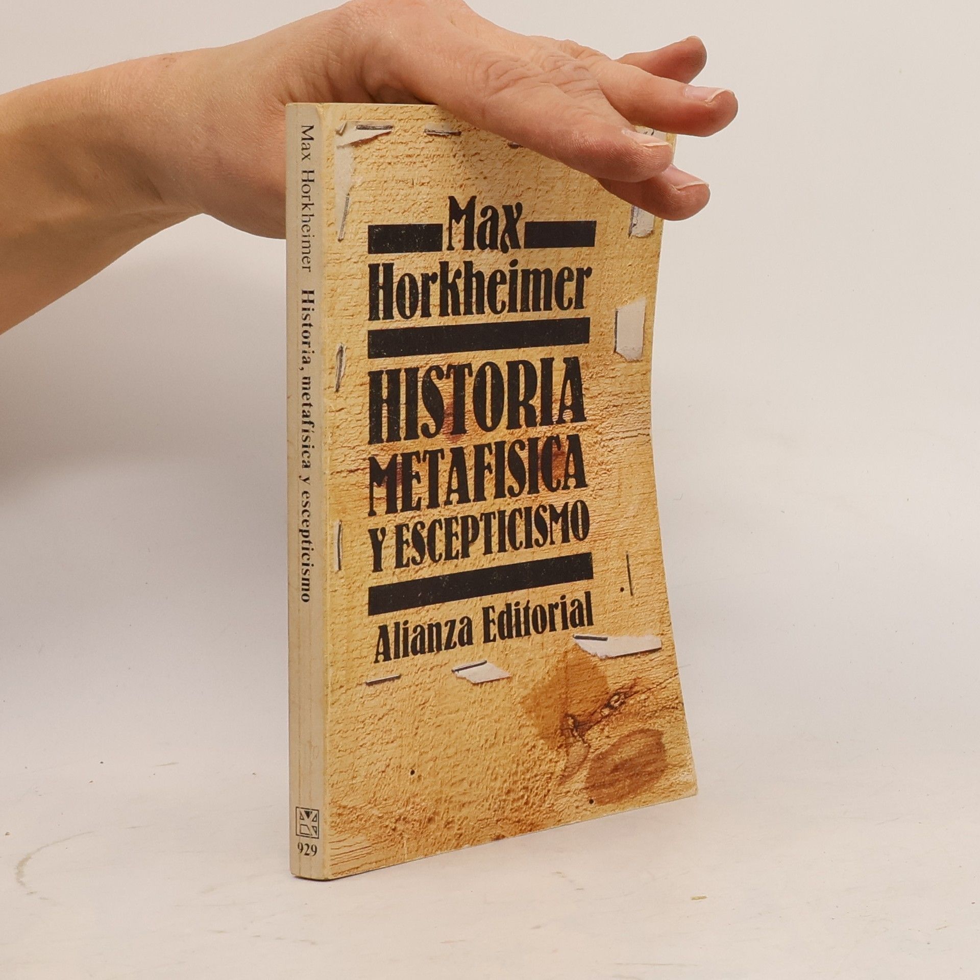 Max Horkheimer Historia, metafísica y escepticismo