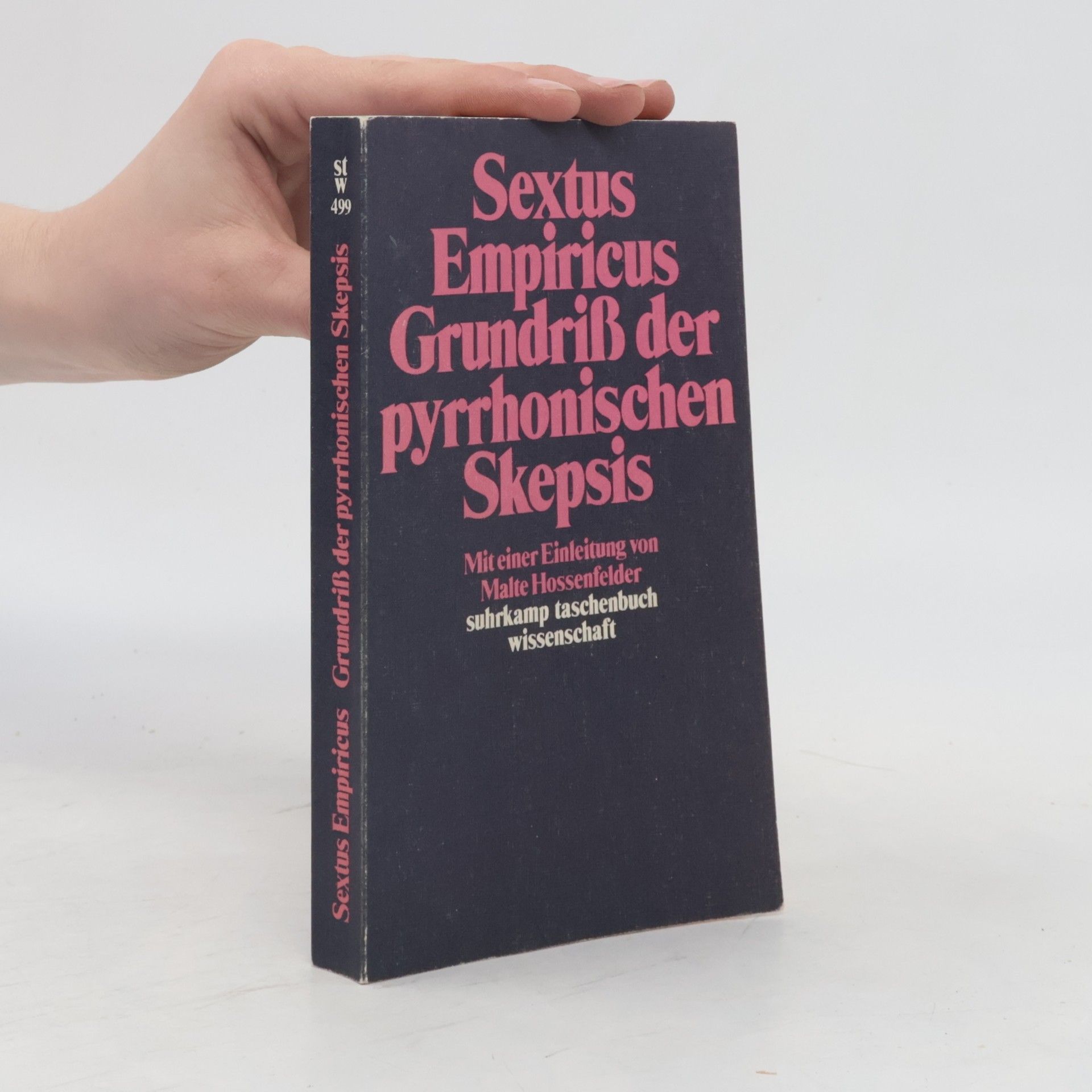 Sextus Grundriss der pyrrhonischen Skepsis