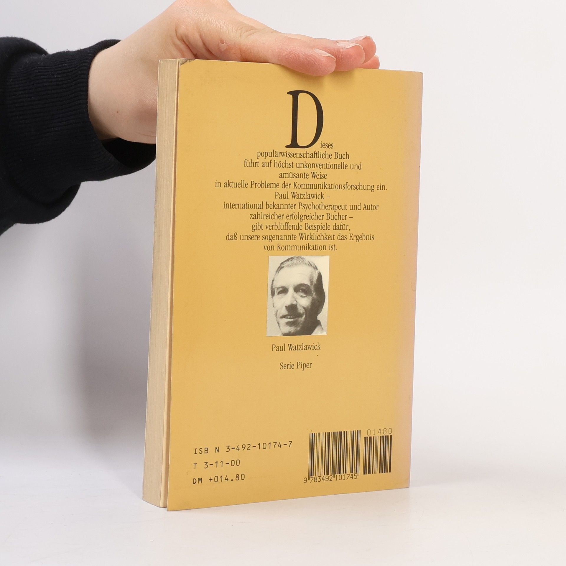 Paul Watzlawick Wie wirklich ist die Wirklichkeit?
