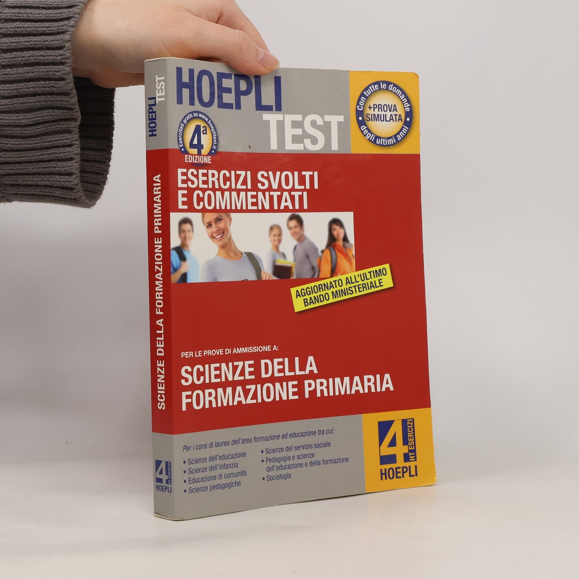 Autorenkollektiv Hoepli test. Esercizi svolti e commentati. Scienze della formazione primaria