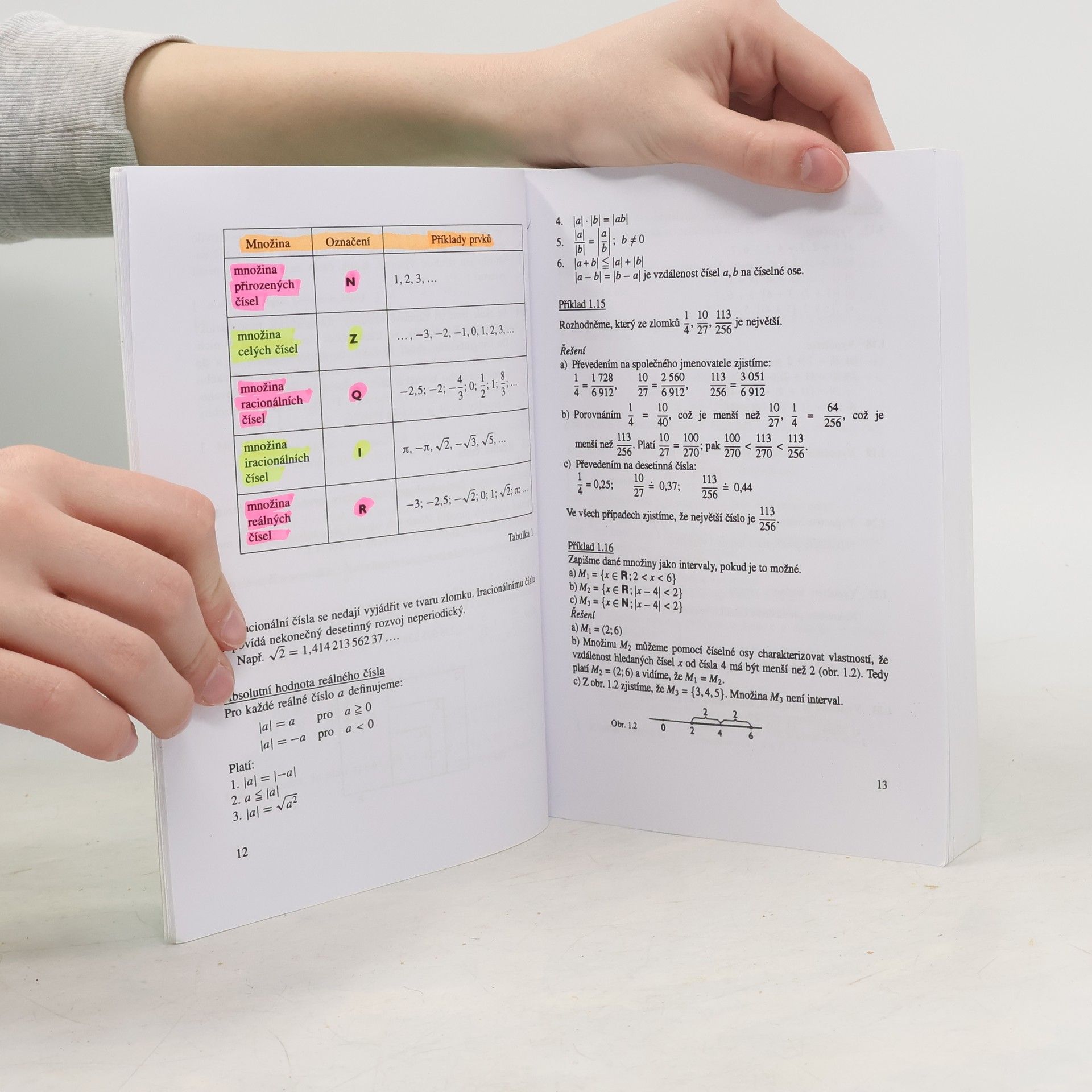 František Jirásek Sbírka úloh z matematiky pro SOŠ a pro studijní obory SOU. 1. část