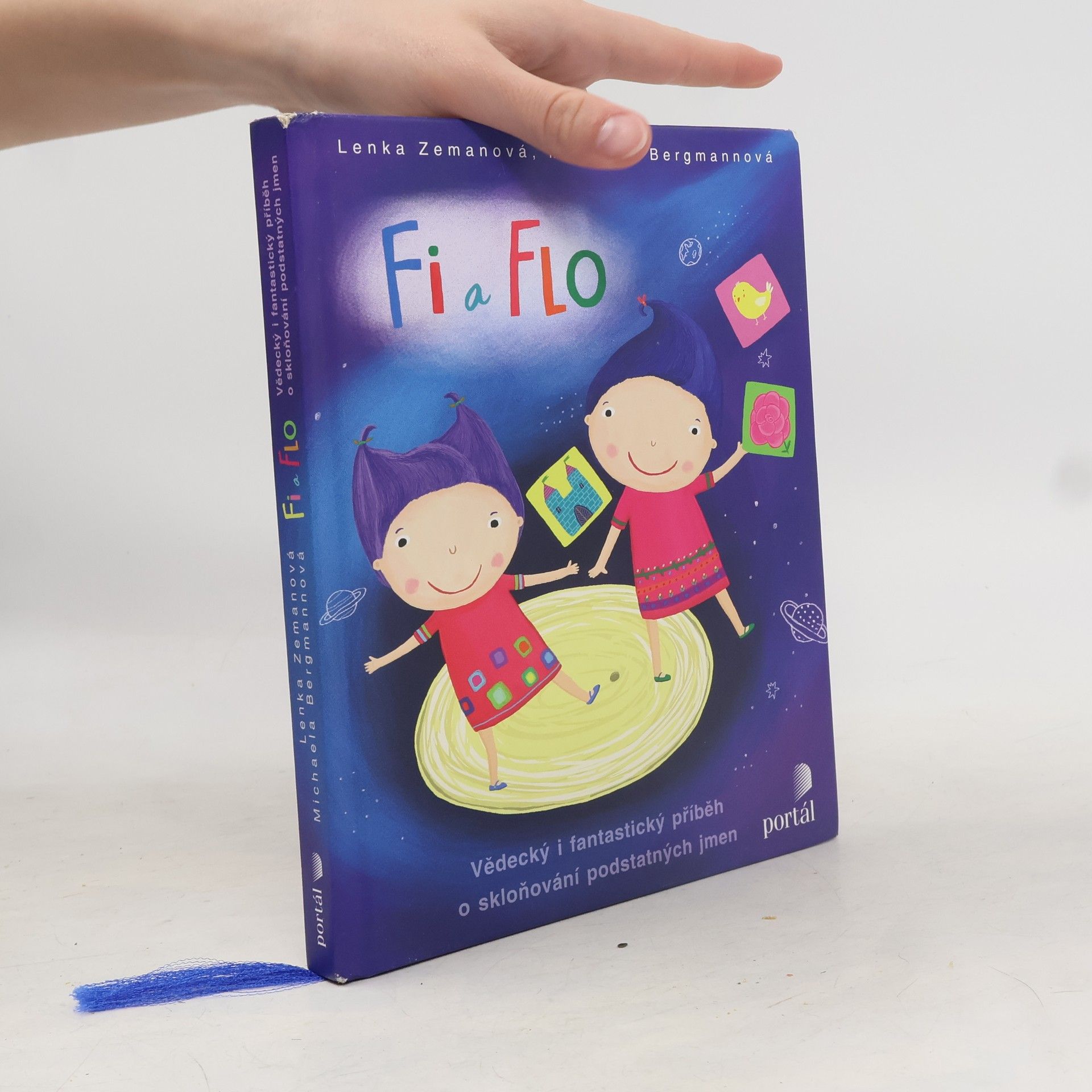 Michaela Bergmannová Fi a Flo: Vědecký i fantastický příběh o skloňování podstatných jmen