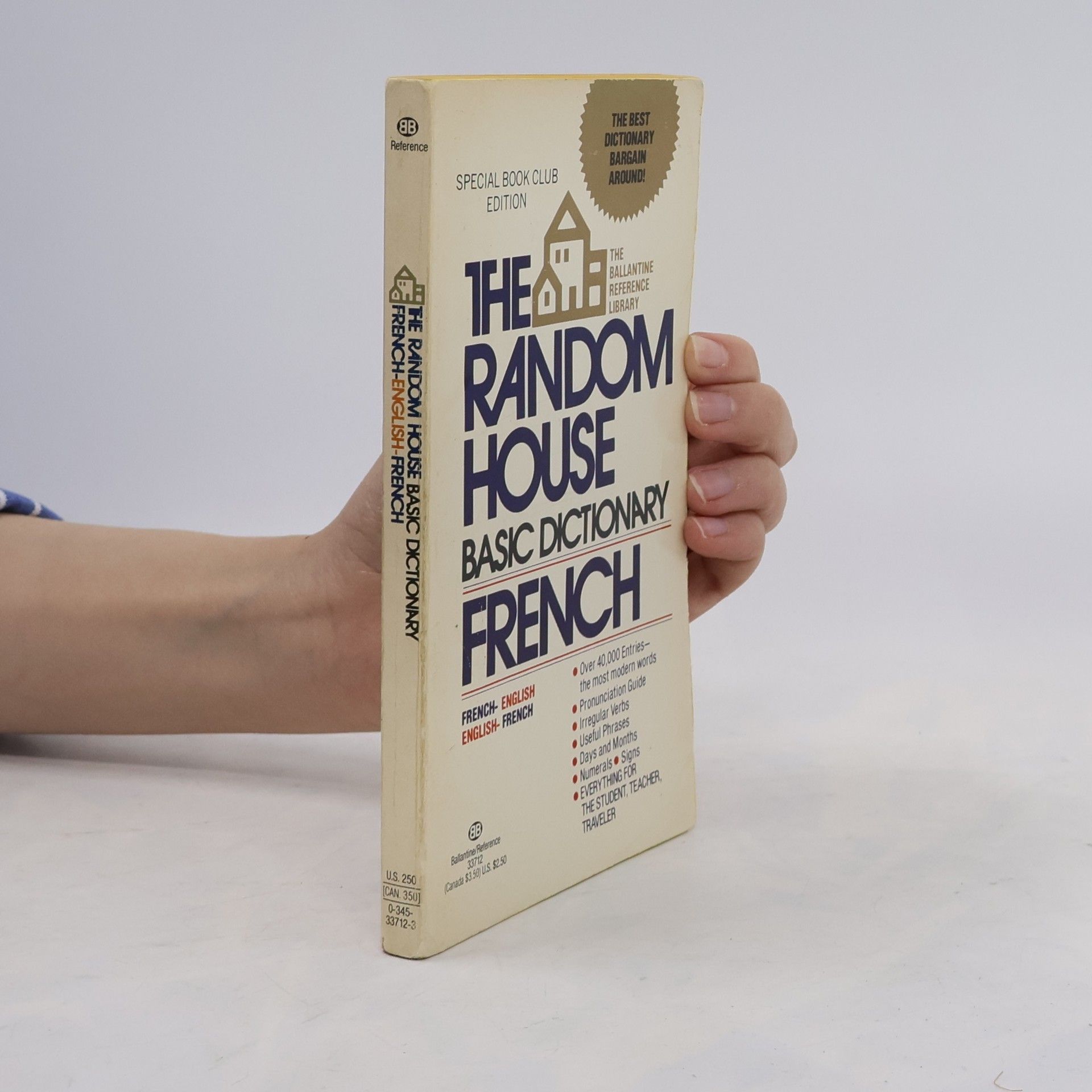 Robert Anderson Hall The Ballantine Reference Library: The Random House Basic Dictionary French-English, English-French