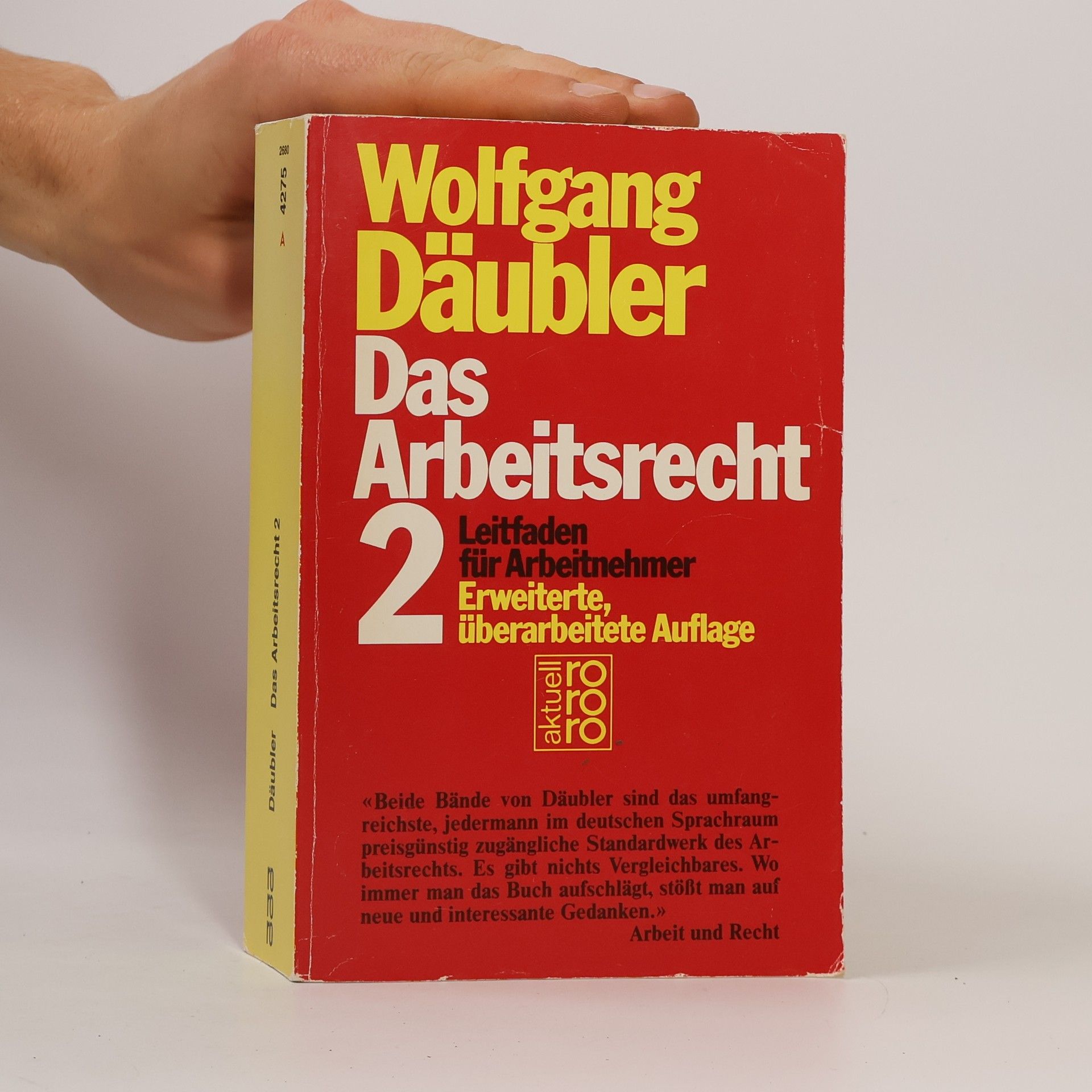 Wolfgang Däubler Das Arbeitsrecht