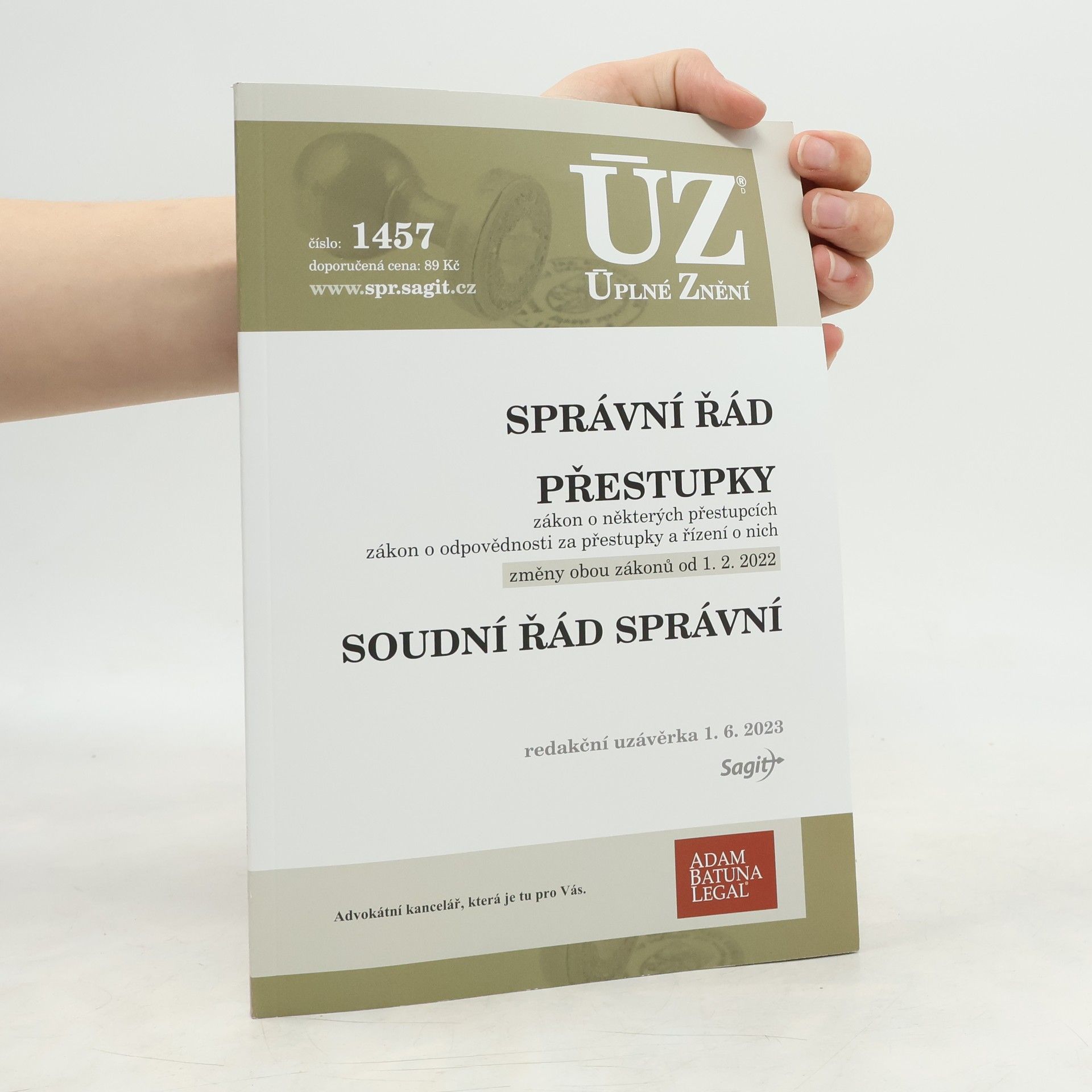 Autorenkollektiv Správní řád. Přestupky. Soudní řád správní