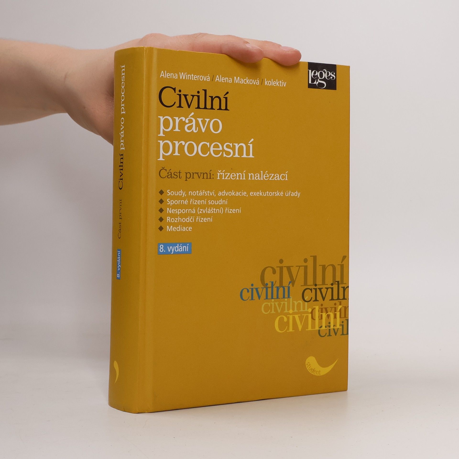 Alena Macková Civilní právo procesní. Část první. Řízení nalézací