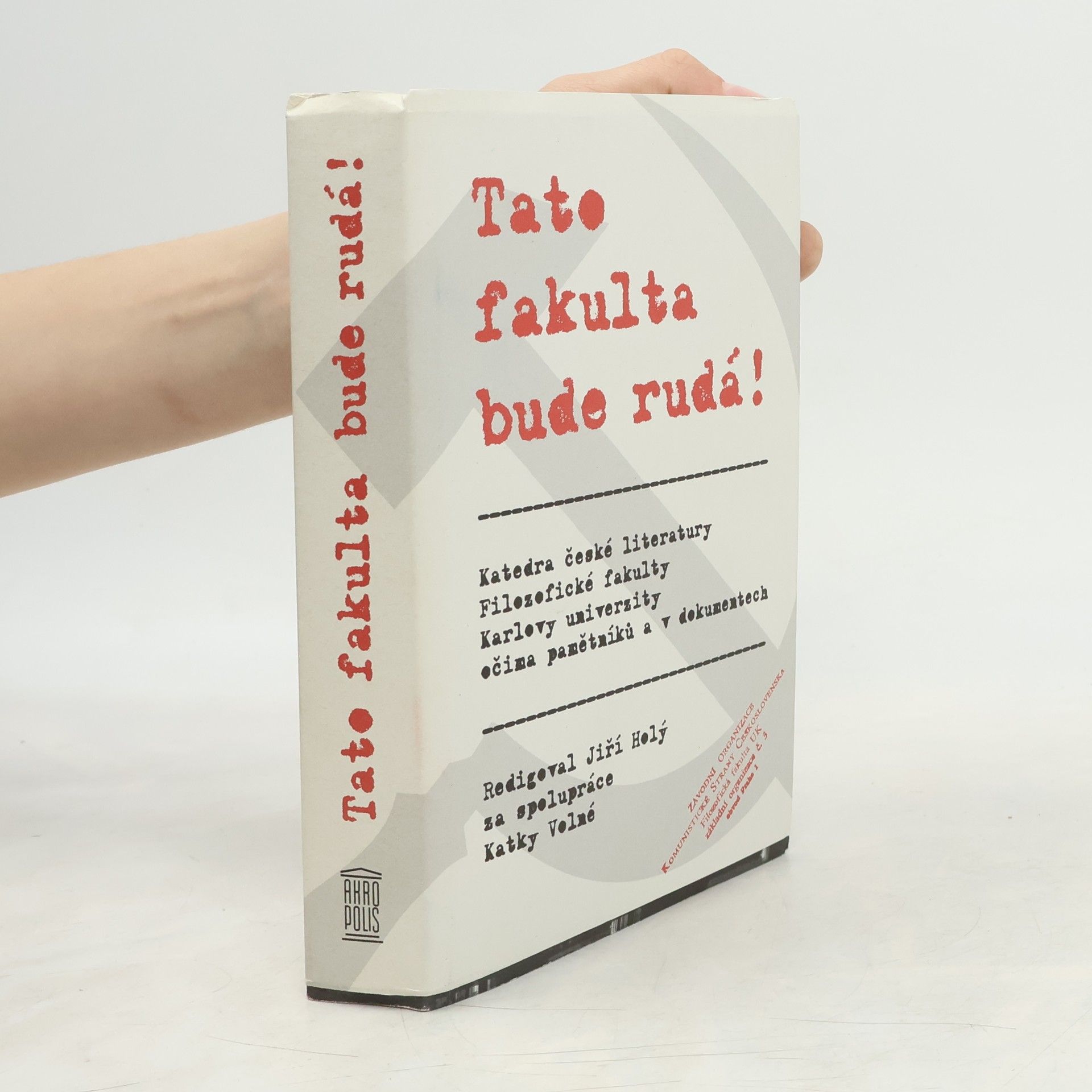 Kateřina Volná Tato fakulta bude rudá!