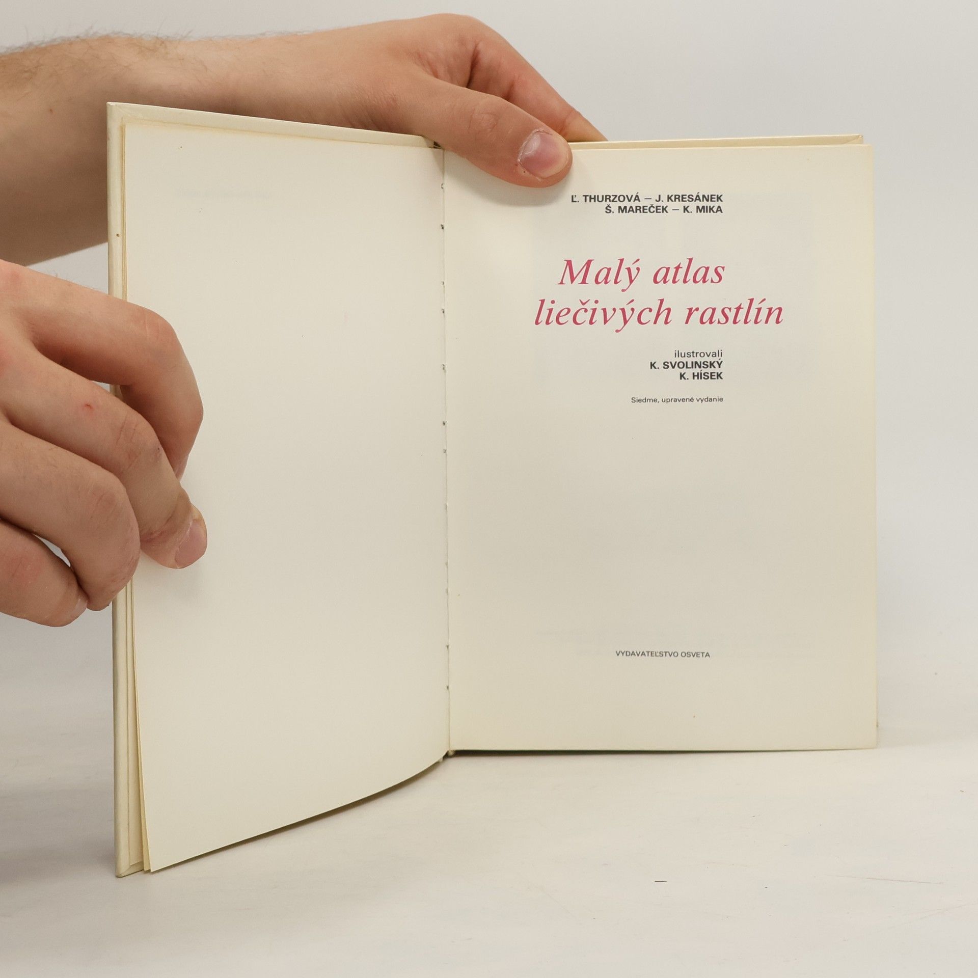 Ludmila Thurzová Malý atlas liečivých rastlín