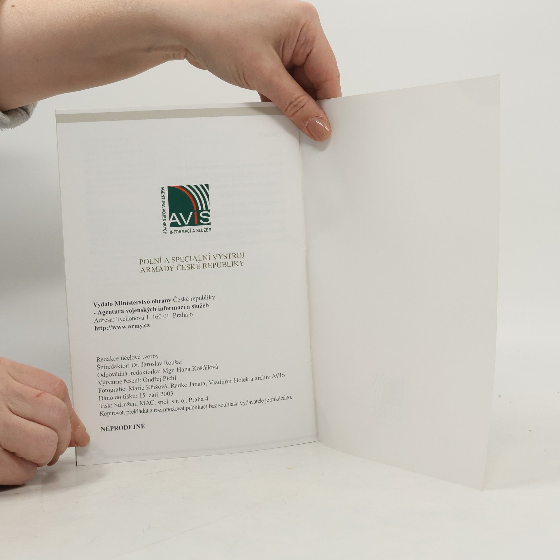 Autorenkollektiv Polní a speciální výstroj Armády České republiky