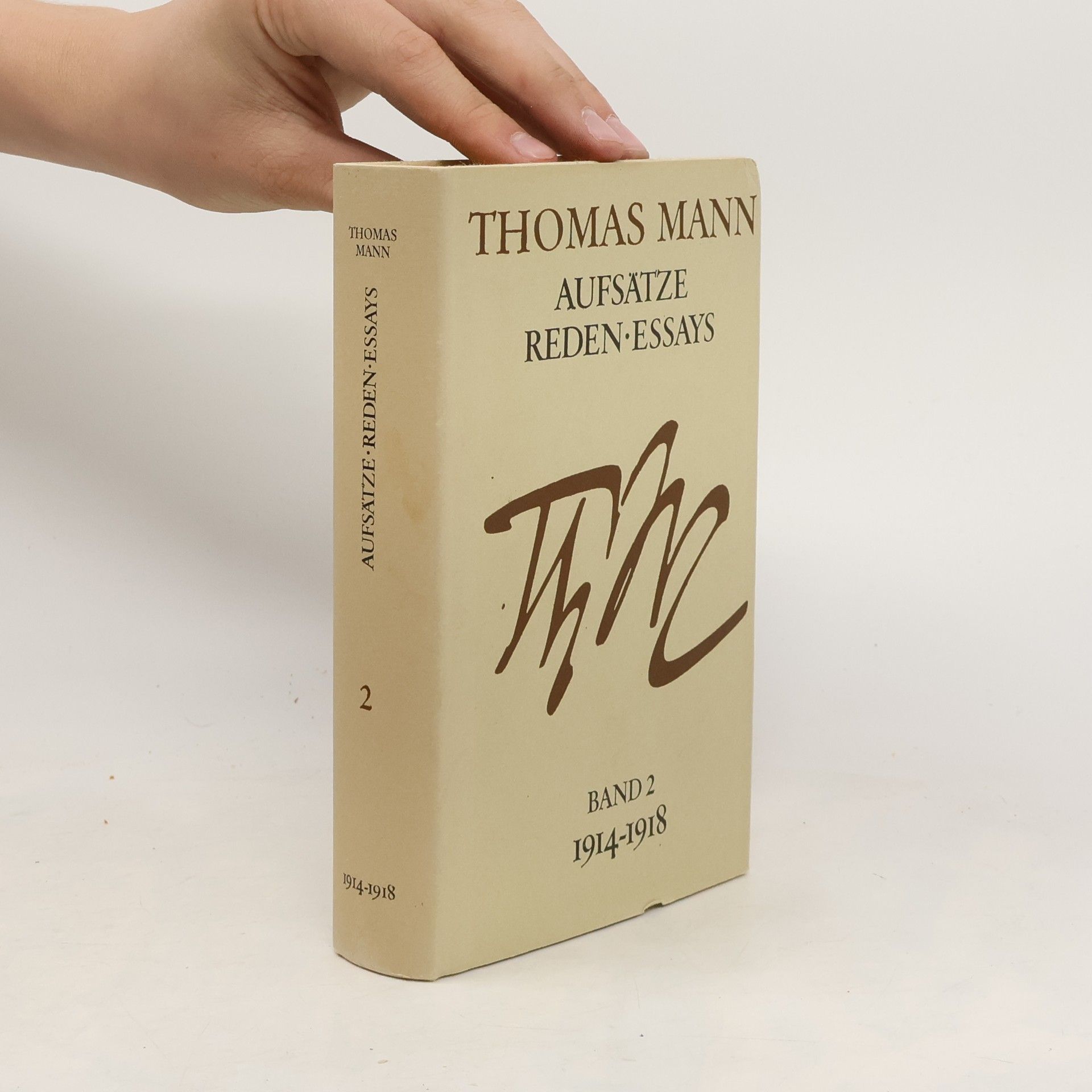Thomas Mann Aufsätze reden. Essays 2